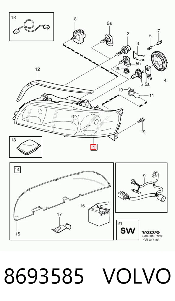 8693585 Volvo Faros