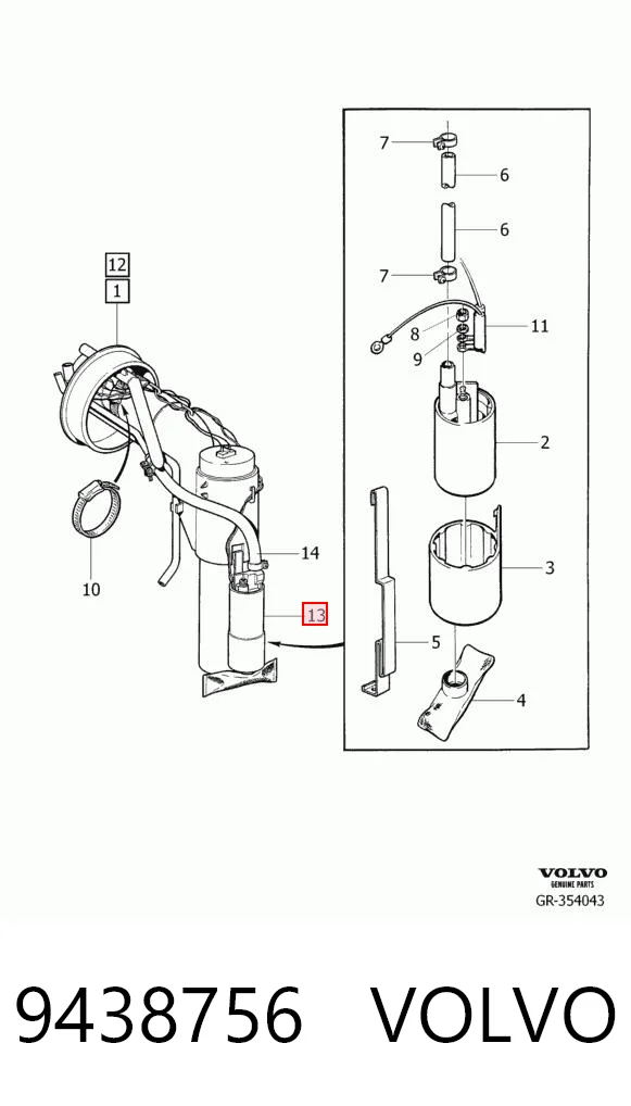Comprar Unidad de alimentación de combustible Volvo V70 I LV