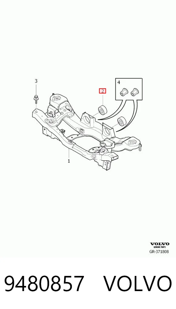 Silentblock trasero 34757 Lemforder
