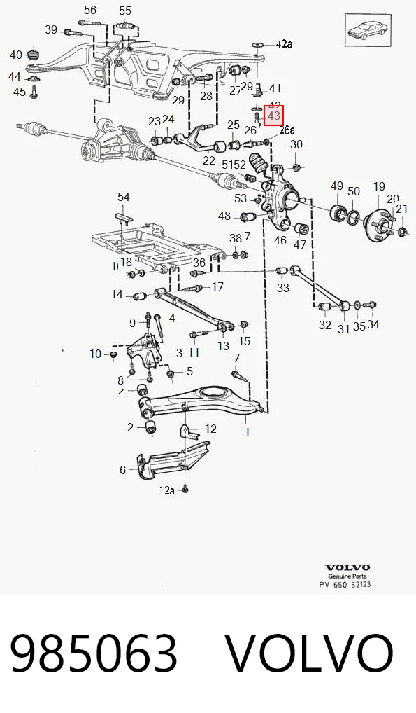 985063 Volvo Solenoide arranque
