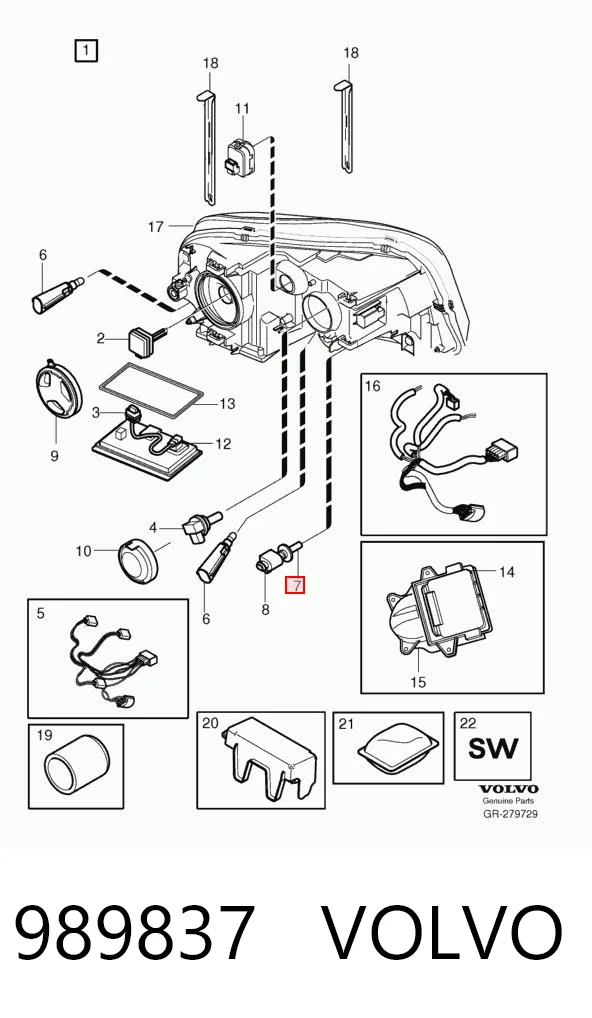 Bombilla de luz antiniebla Volkswagen Caddy IV