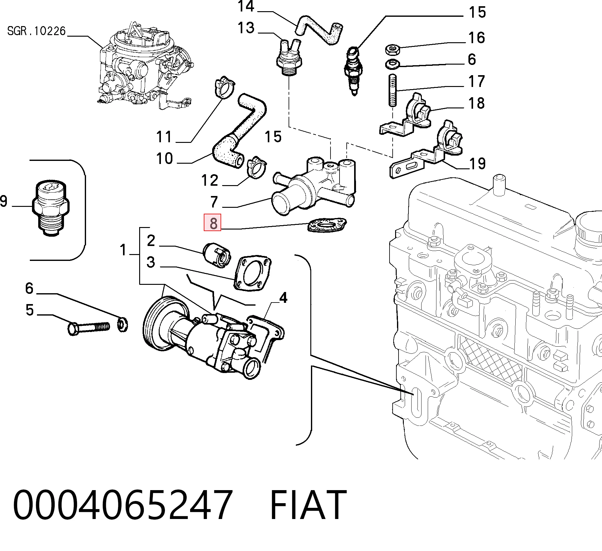 0004065247 Fiat/Alfa/Lancia