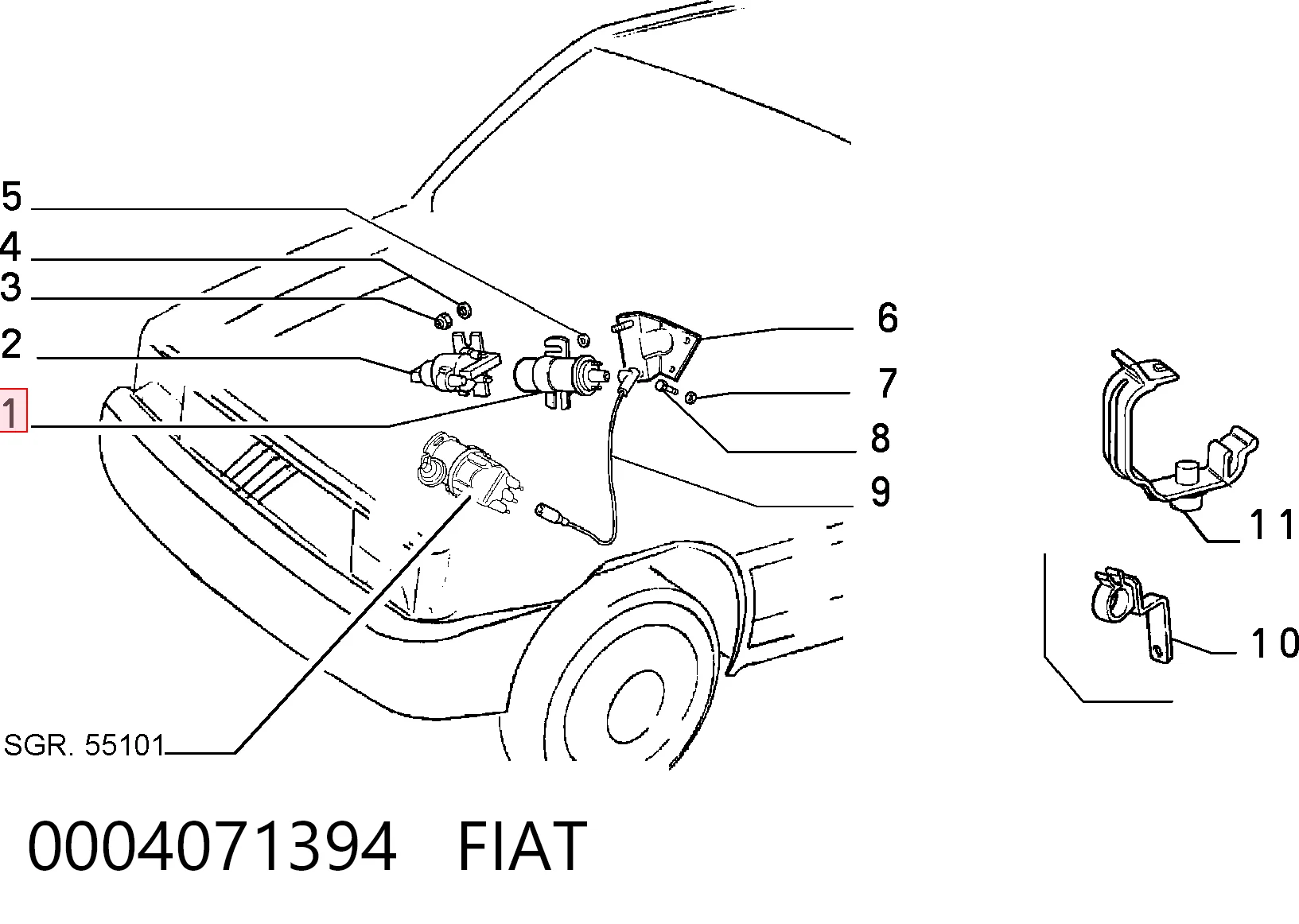 41912606 Deutz Bobina de ignición