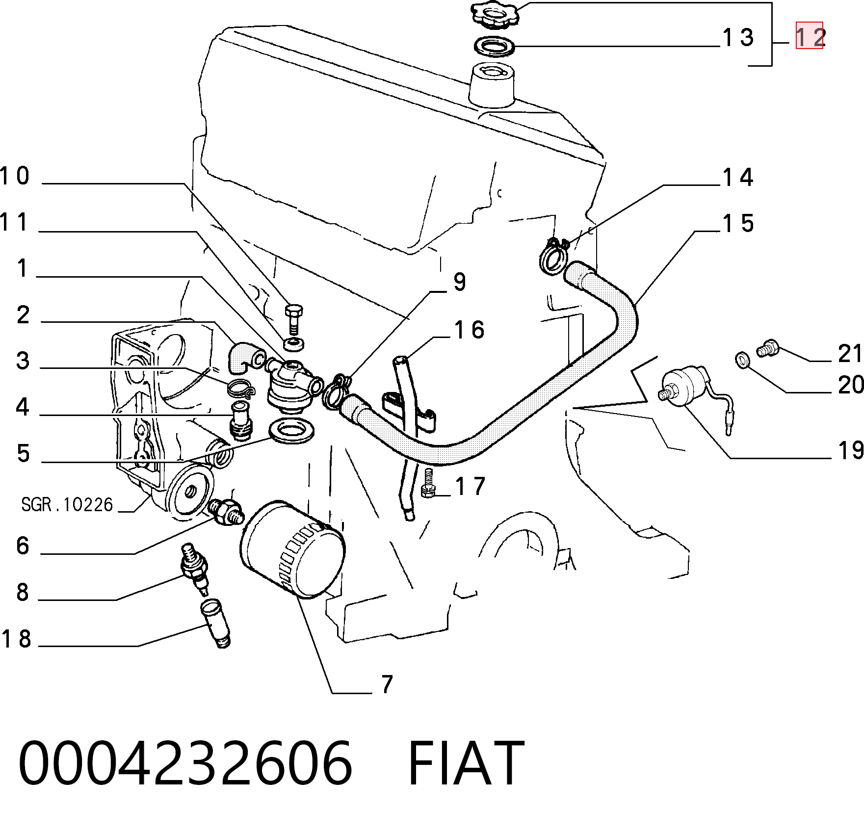 Comprar 25843 Peugeot/Citroen Tapa de aceite de motor