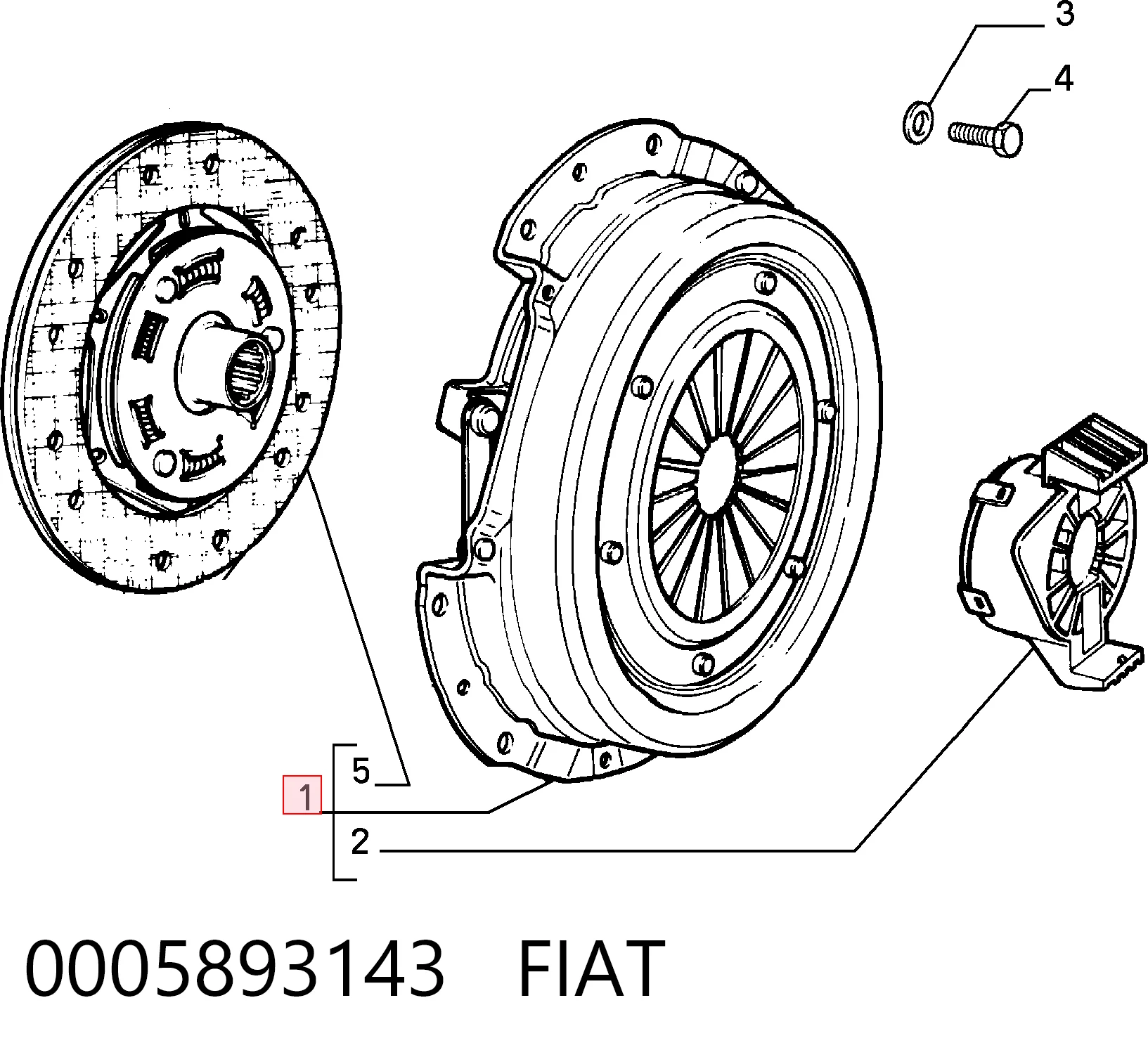 Kit de embrague Palio  hatchback (1996-2026) original desde 73,01 €
