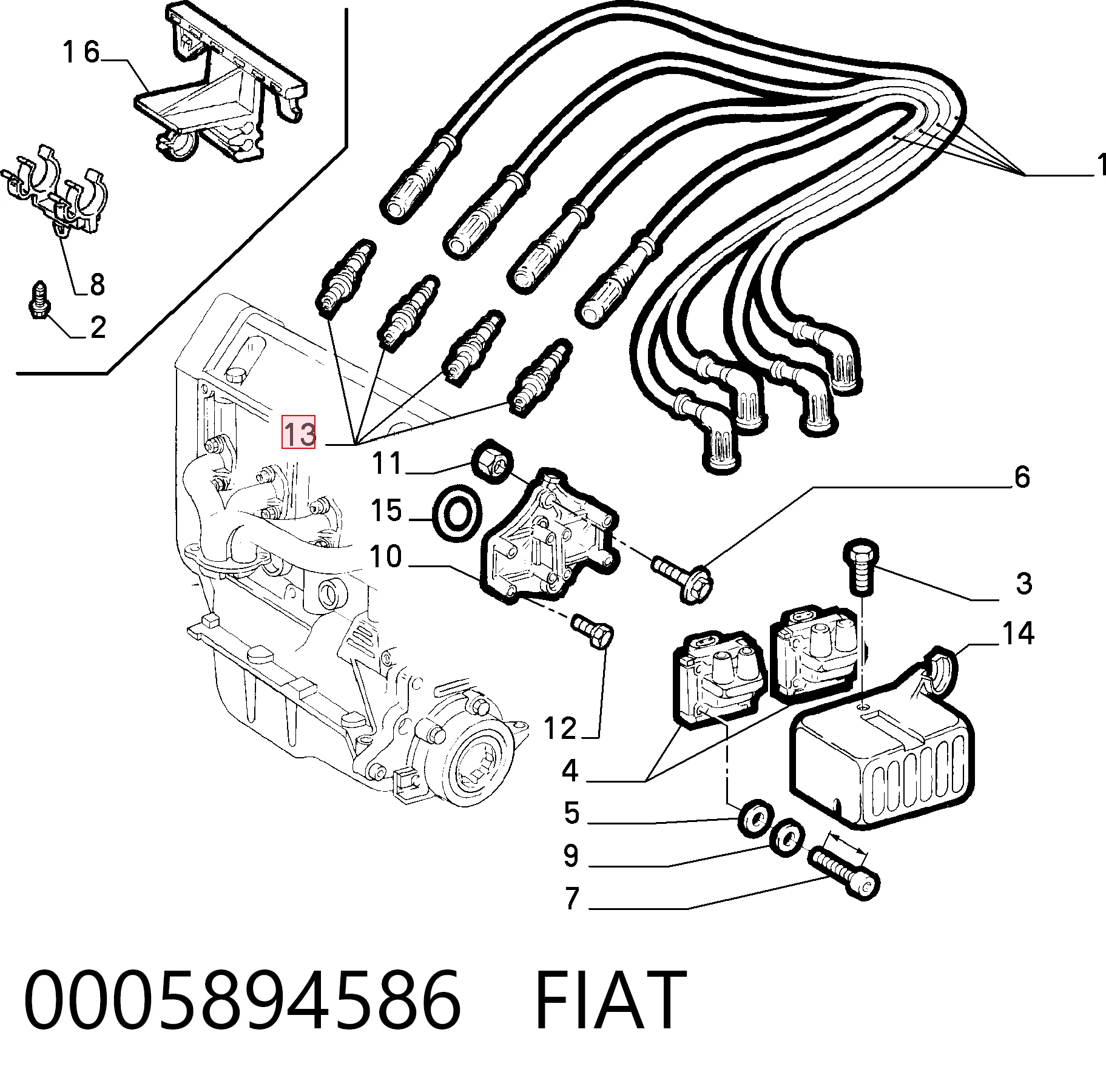 0005894586 Fiat/Alfa/Lancia