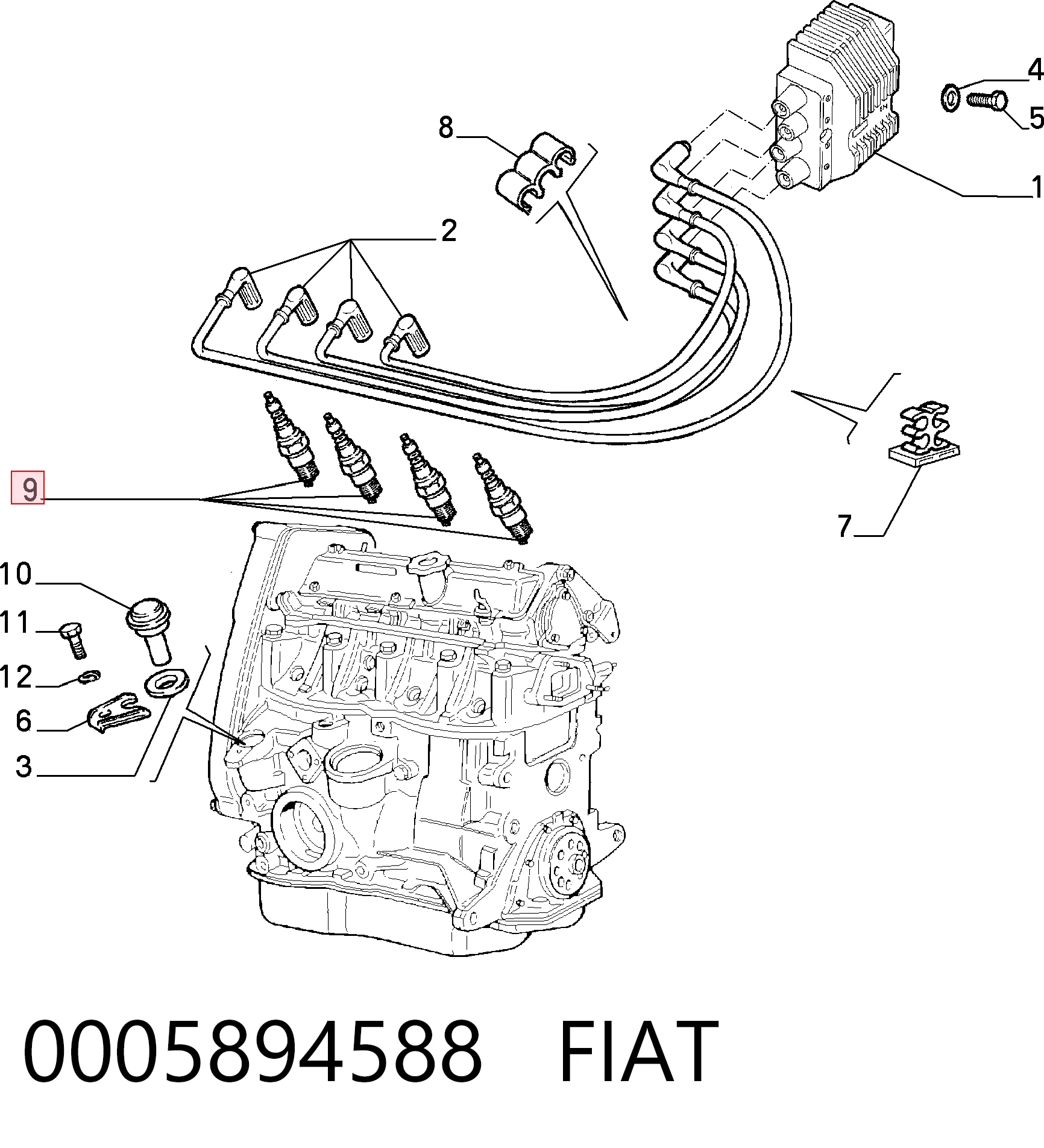 0005894588 Fiat/Alfa/Lancia