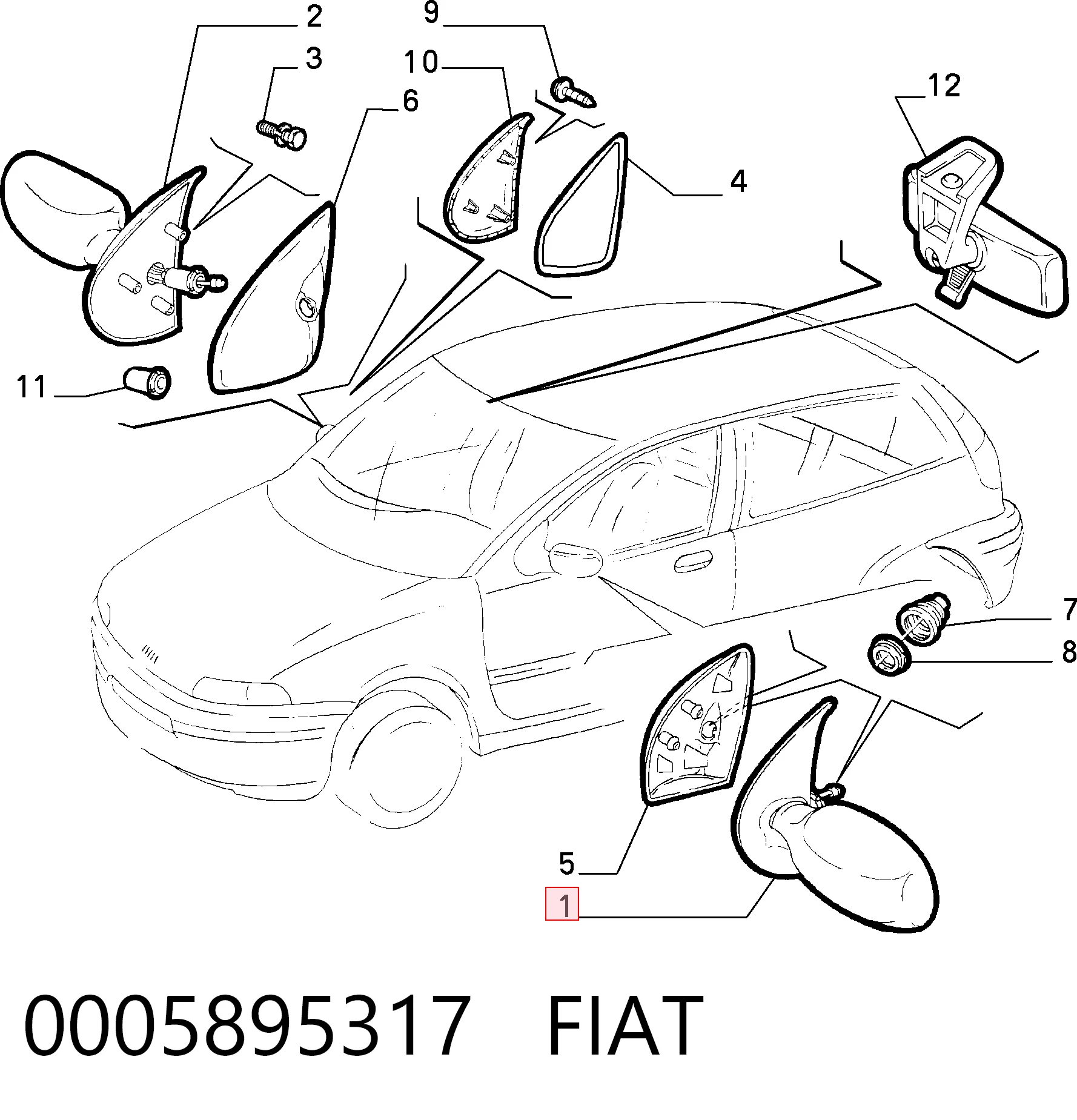 0005895317 Fiat/Alfa/Lancia