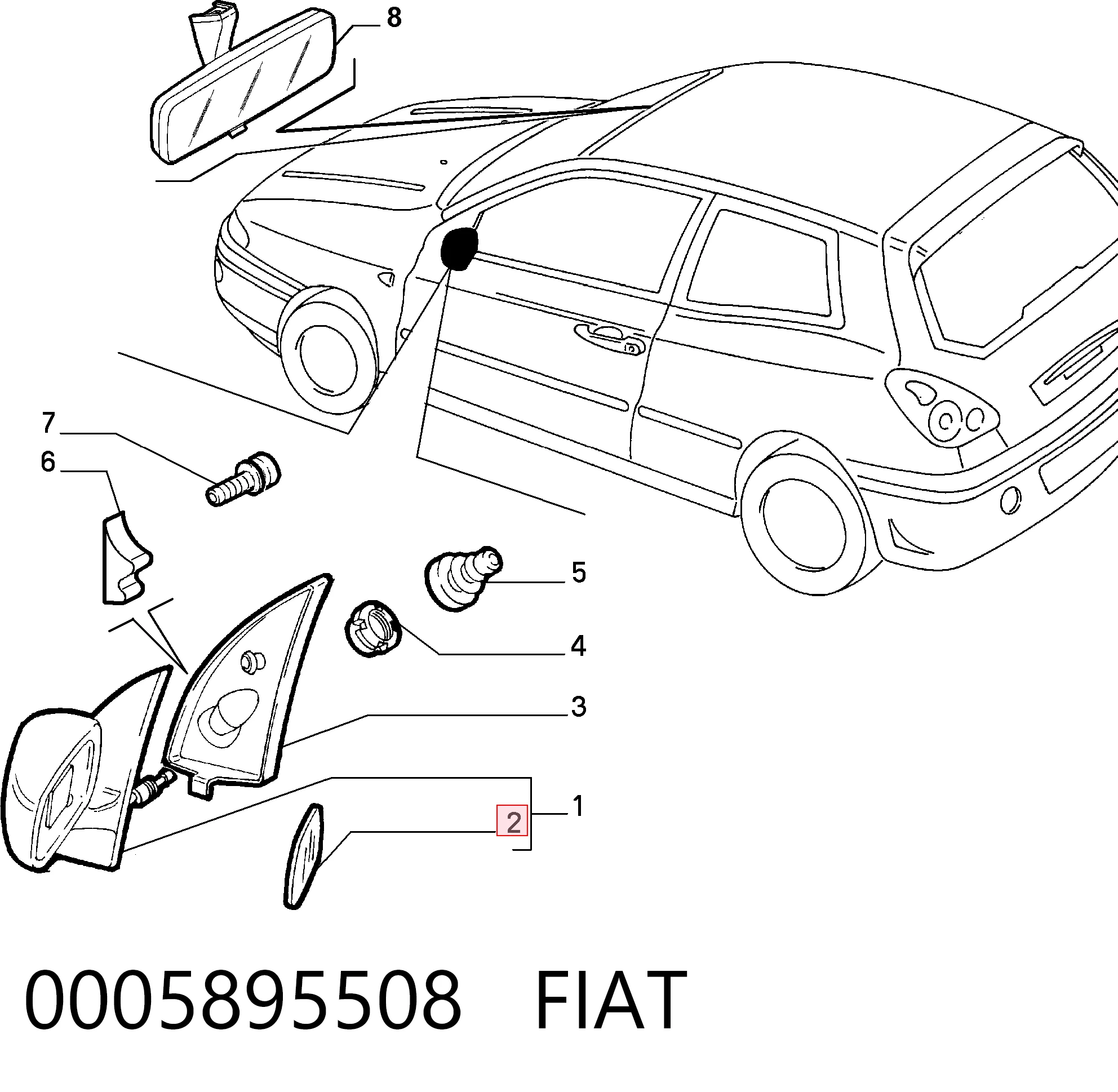 0005895508 Fiat/Alfa/Lancia