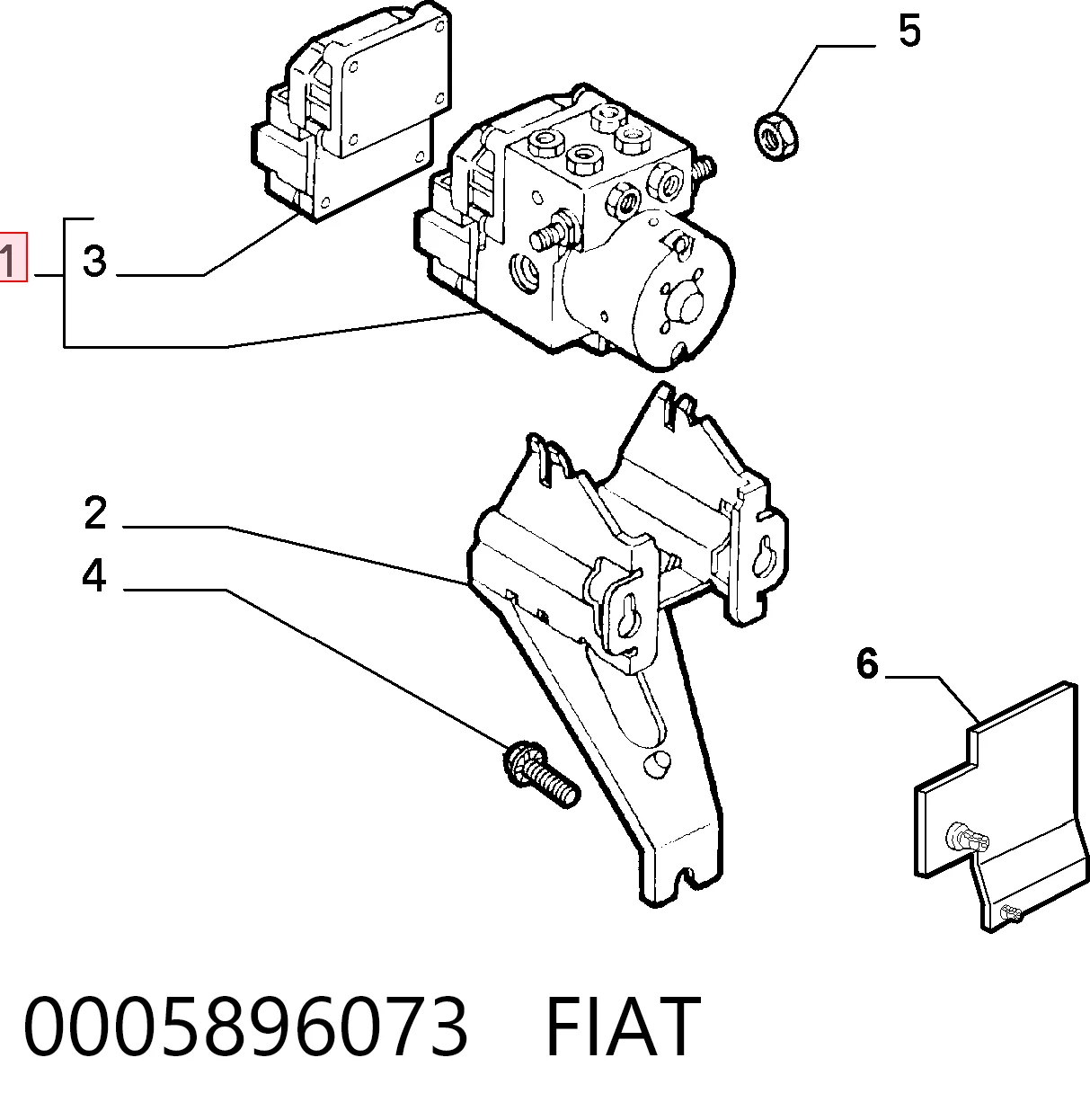 Comprar Módulo hidráulico de ABS Fiat Punto I 176 a bajo precio