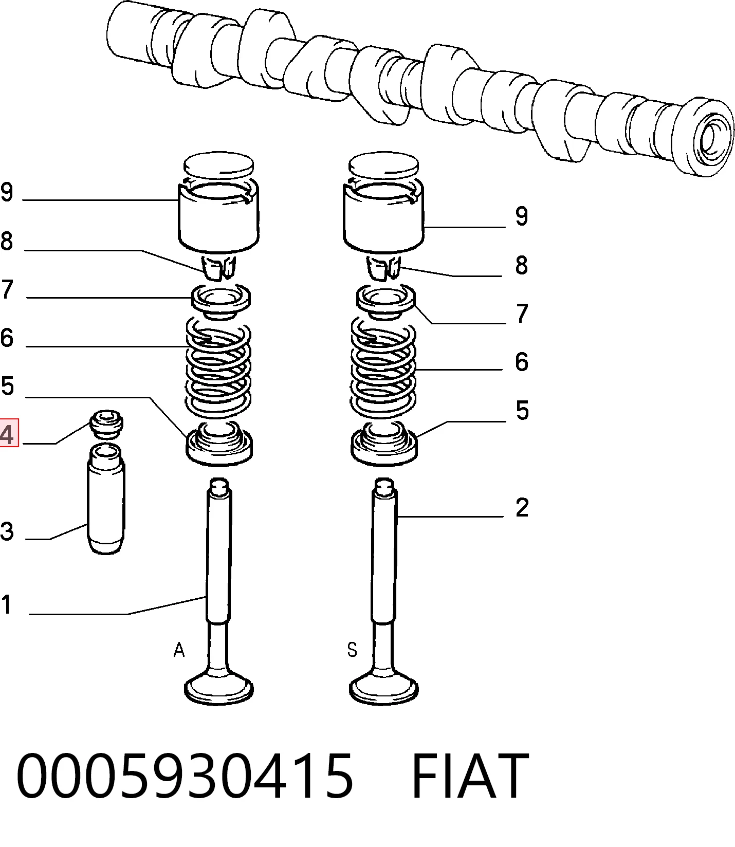 0005930415 Fiat/Alfa/Lancia