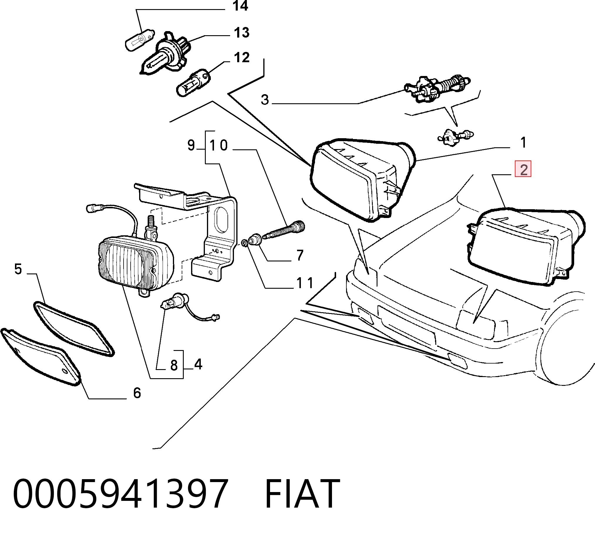 0005941397 Fiat/Alfa/Lancia