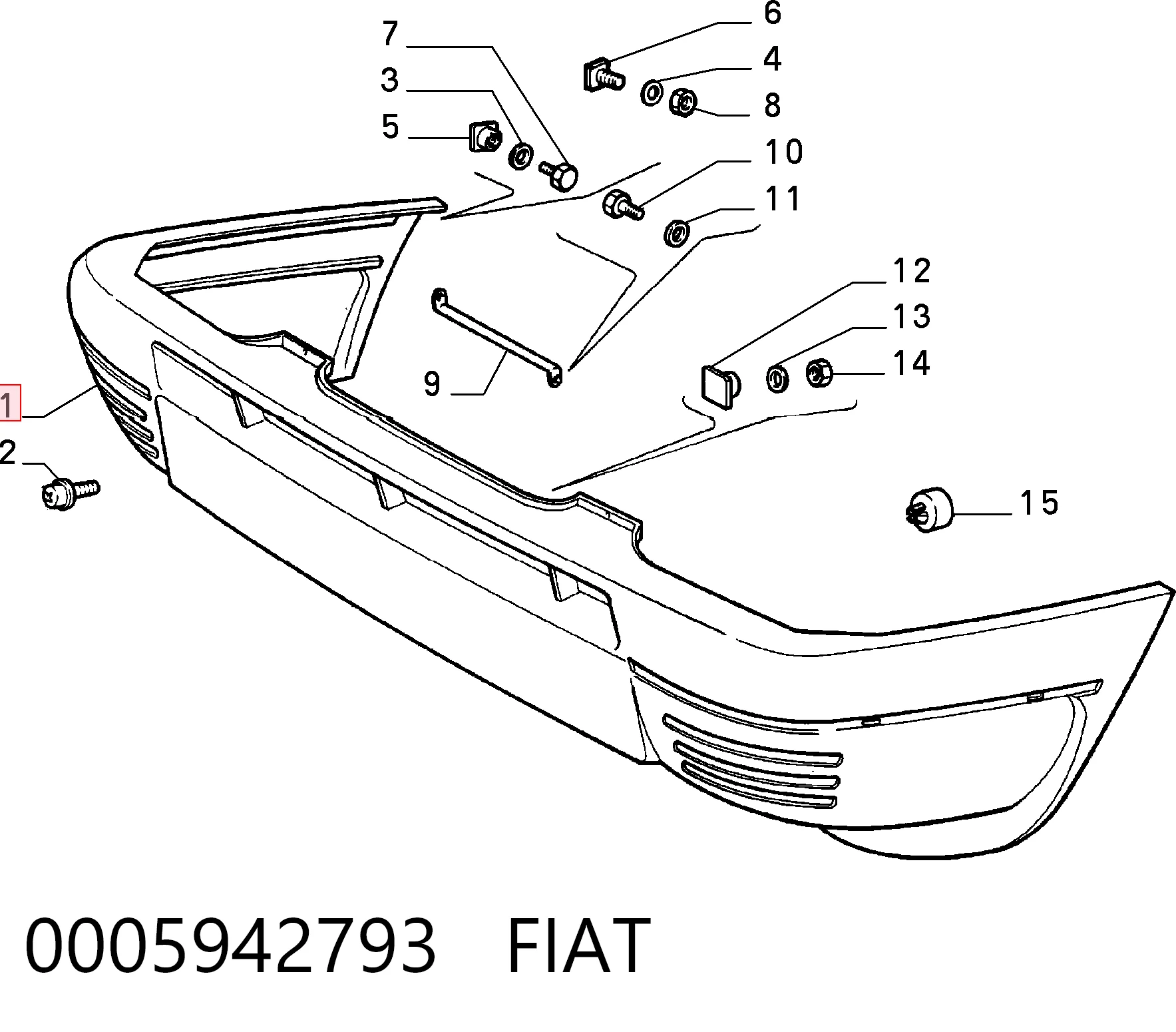 Comprar Paragolpes Fiat Fiorino  146 Uno