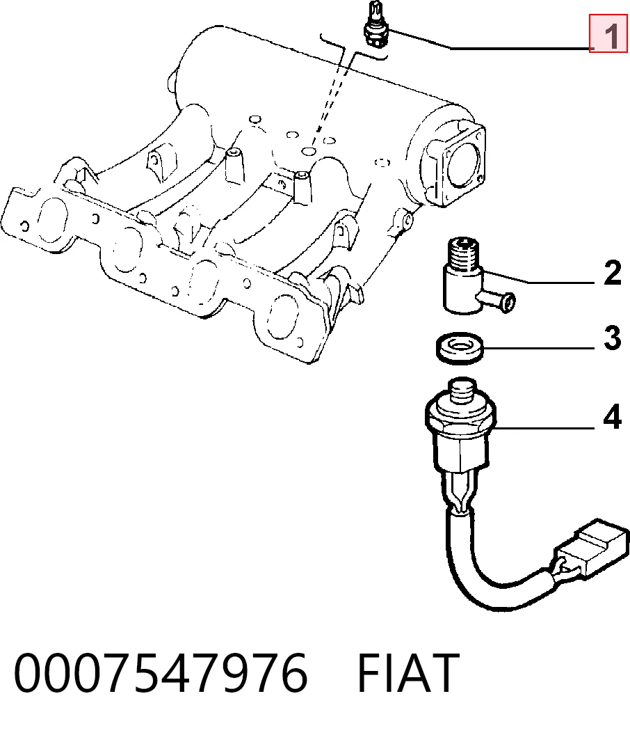 Sensor de temperatura del aire de admisión Fiat Tipo hatchback (160) (1987 - 1996) precio, desde 11,33 EUR
