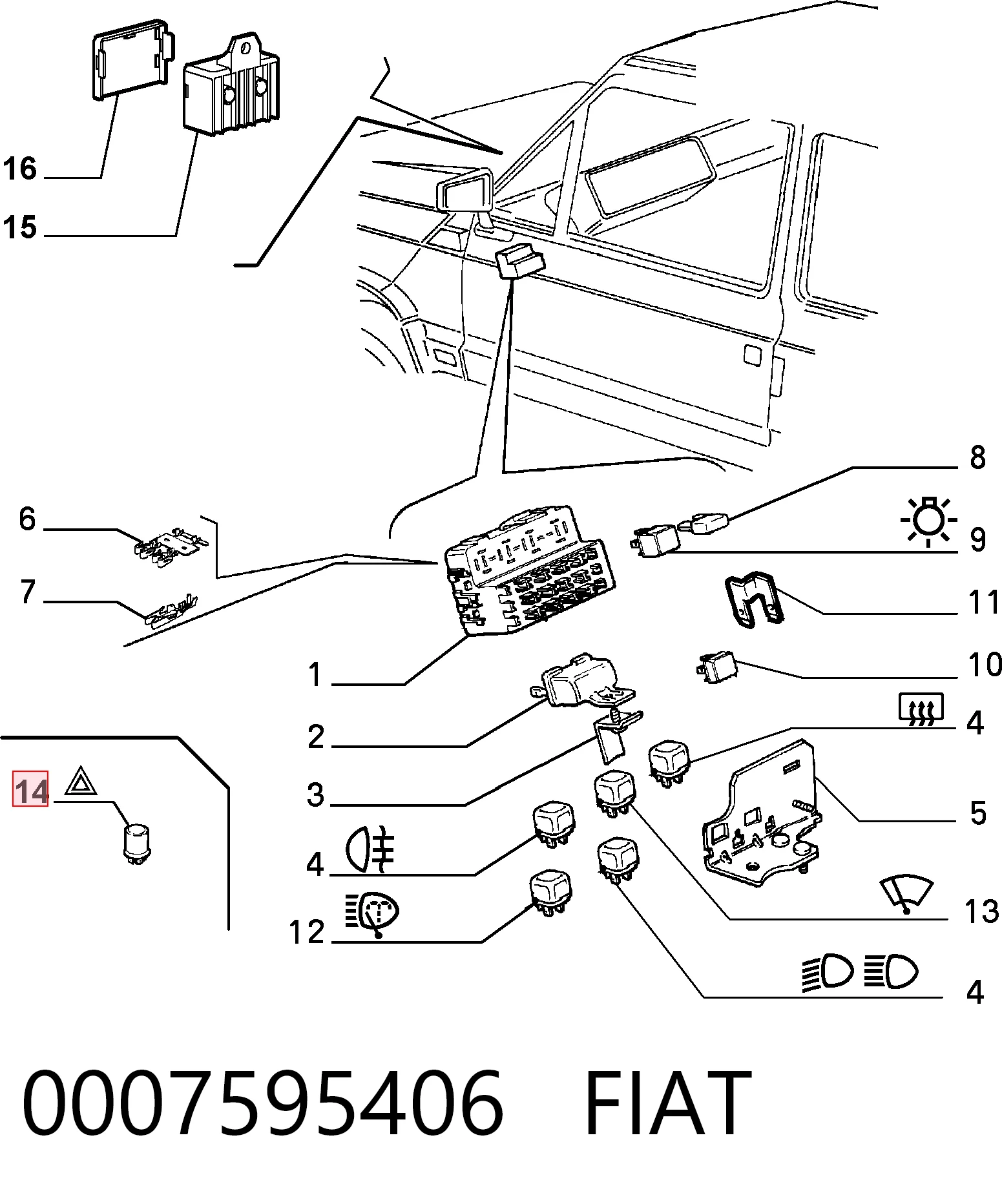 Comprar Relé de intermitentes Fiat Ducato I 290