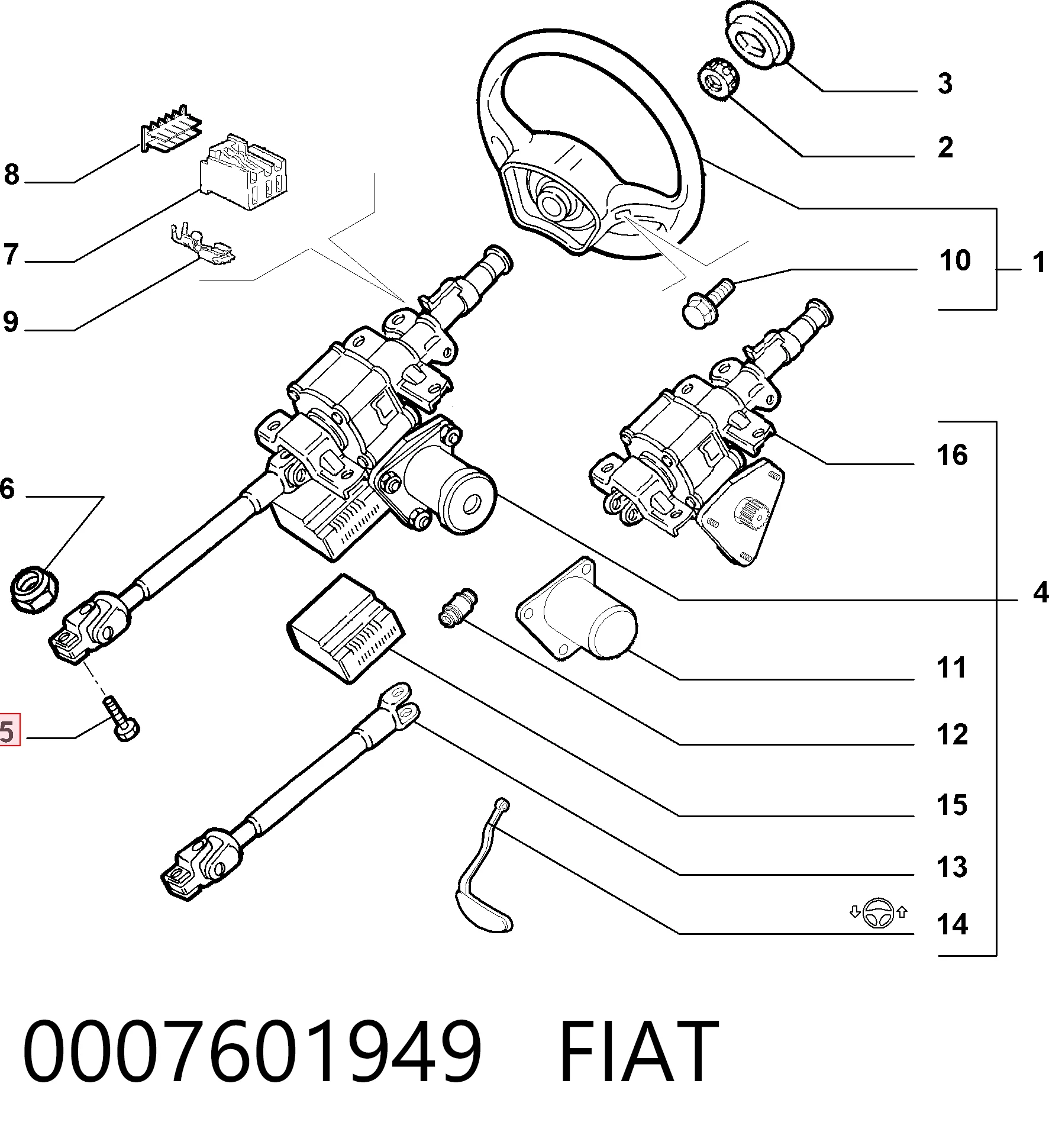 0007601949 Fiat/Alfa/Lancia
