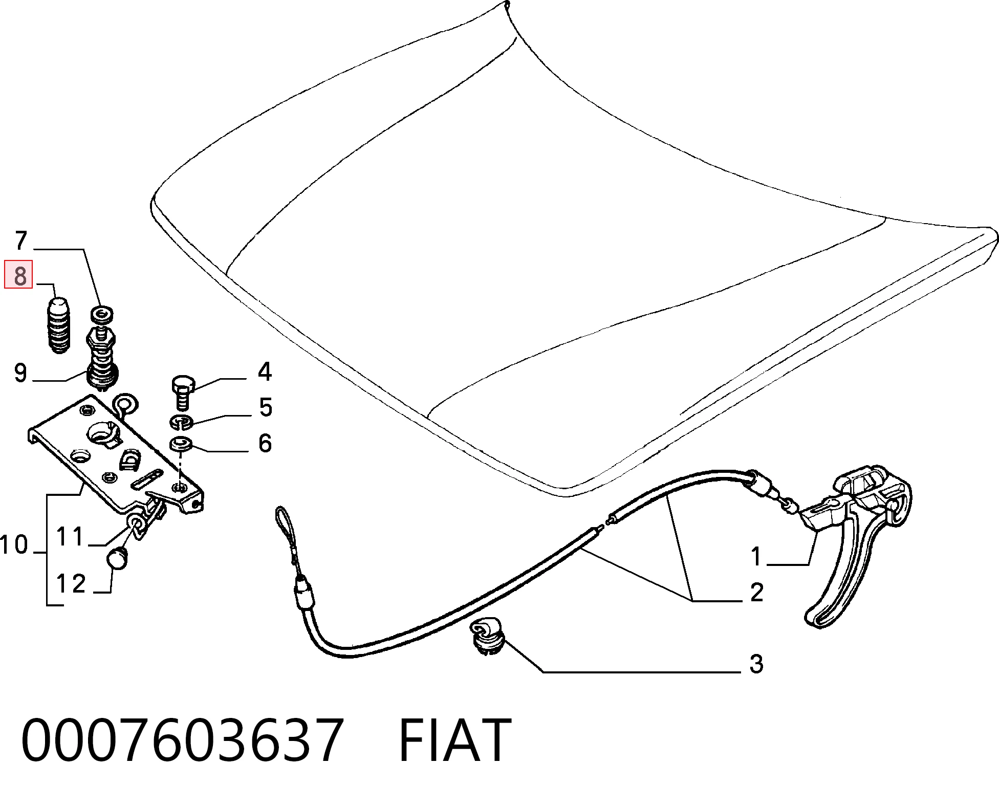 0007603637 Fiat/Alfa/Lancia