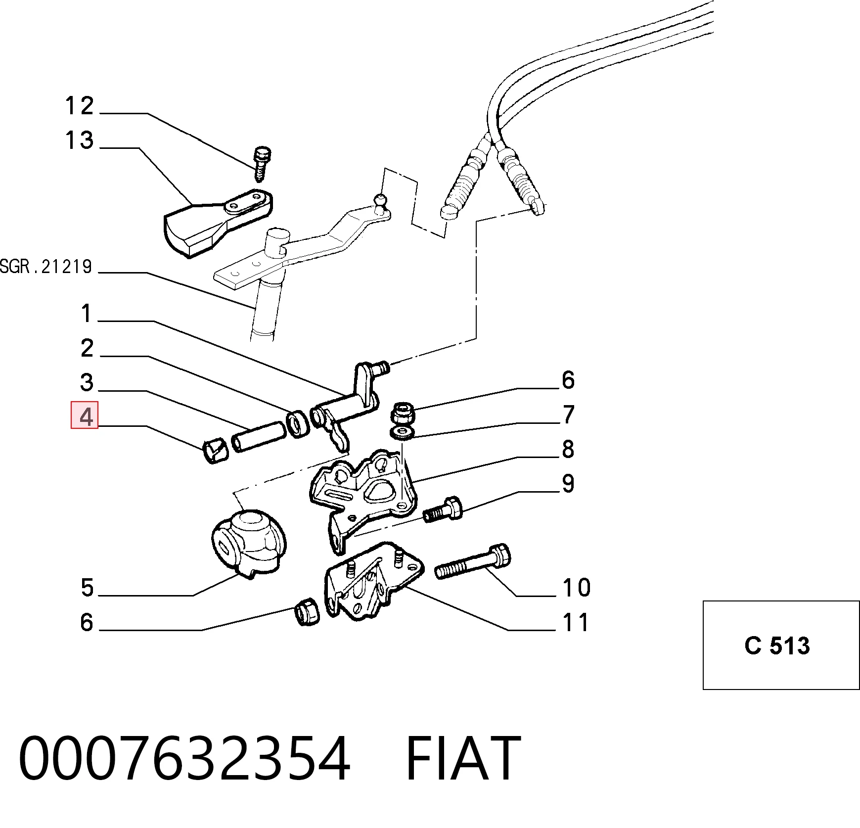 0007632354 Fiat/Alfa/Lancia