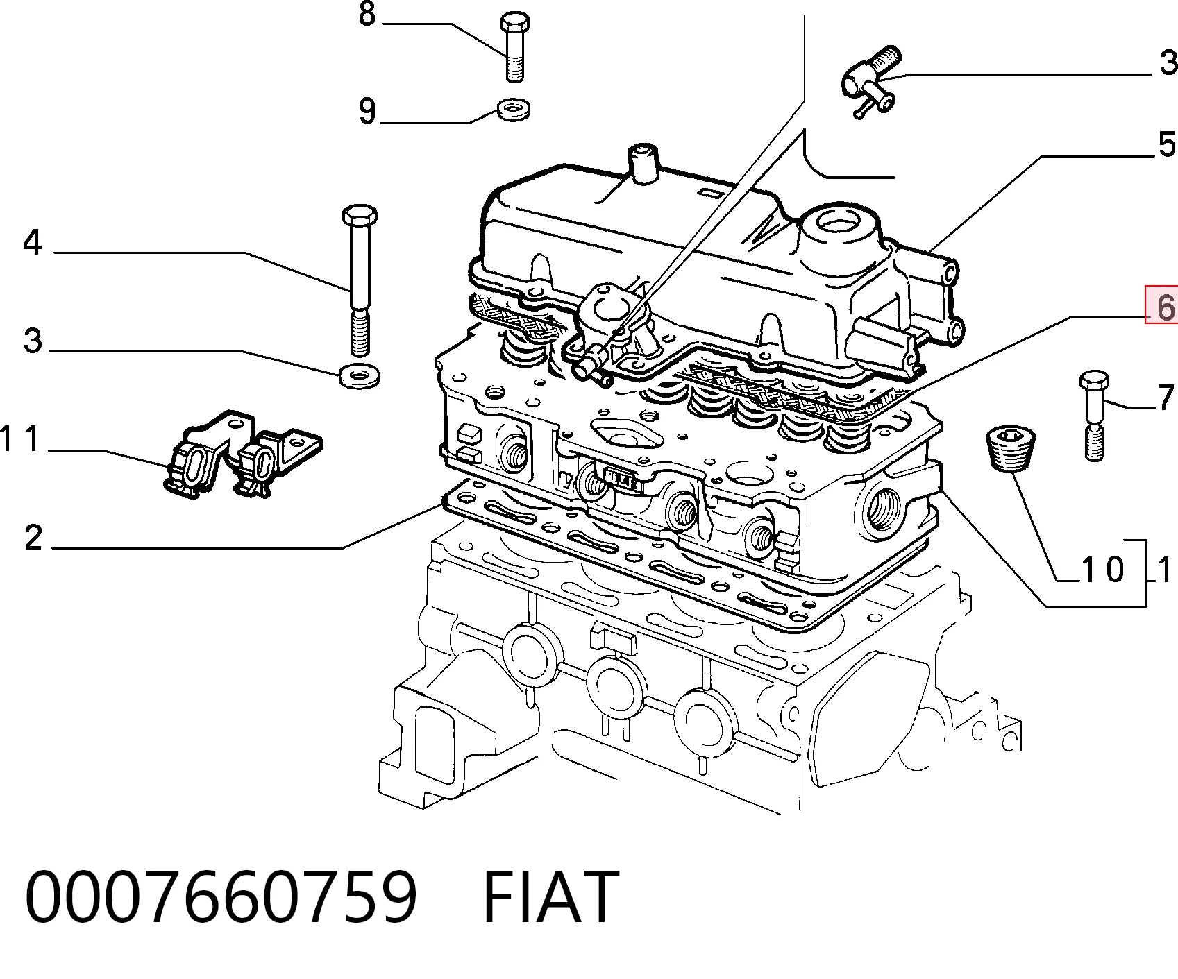 0007660759 Fiat/Alfa/Lancia