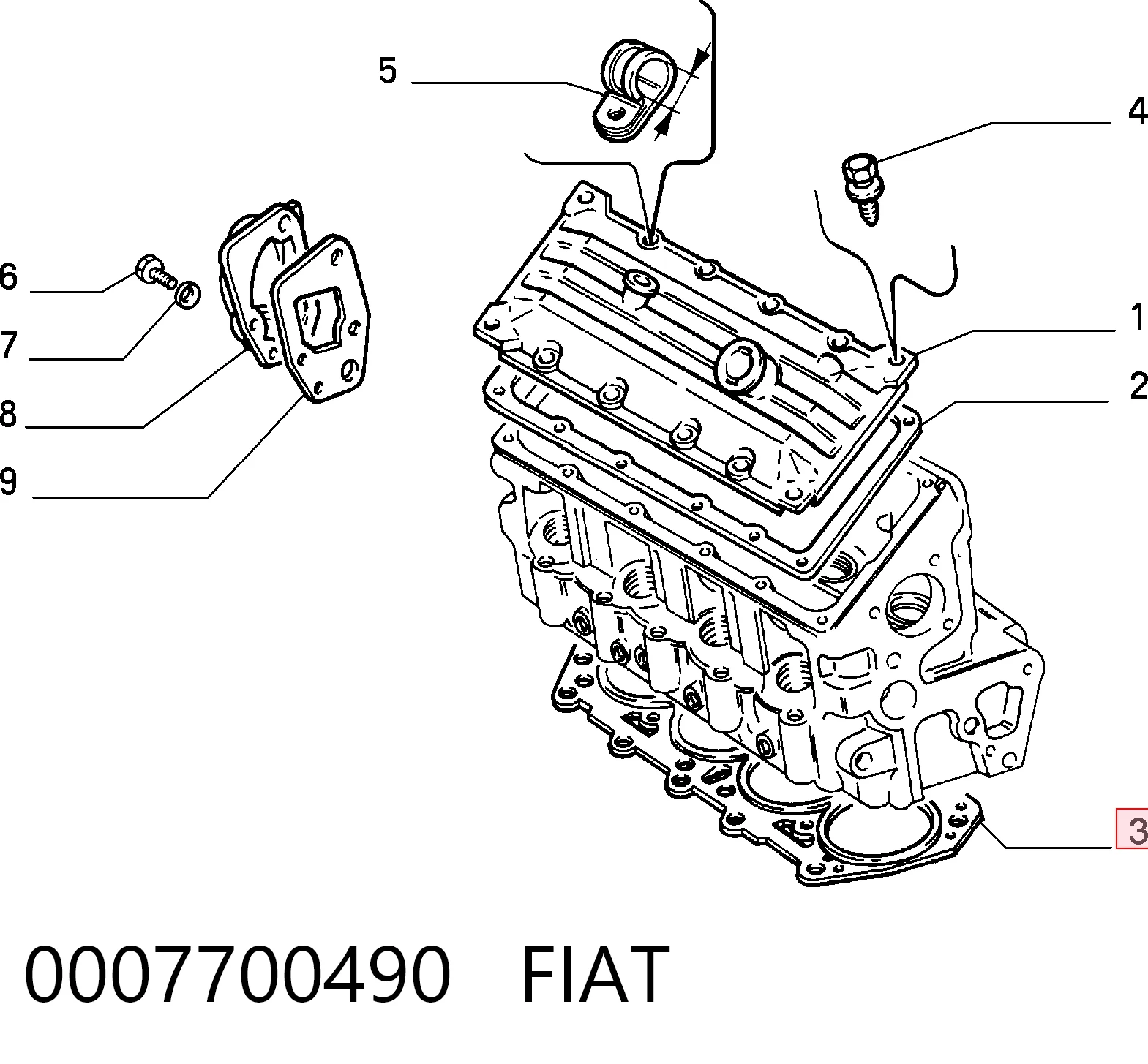 0007700490 Fiat/Alfa/Lancia
