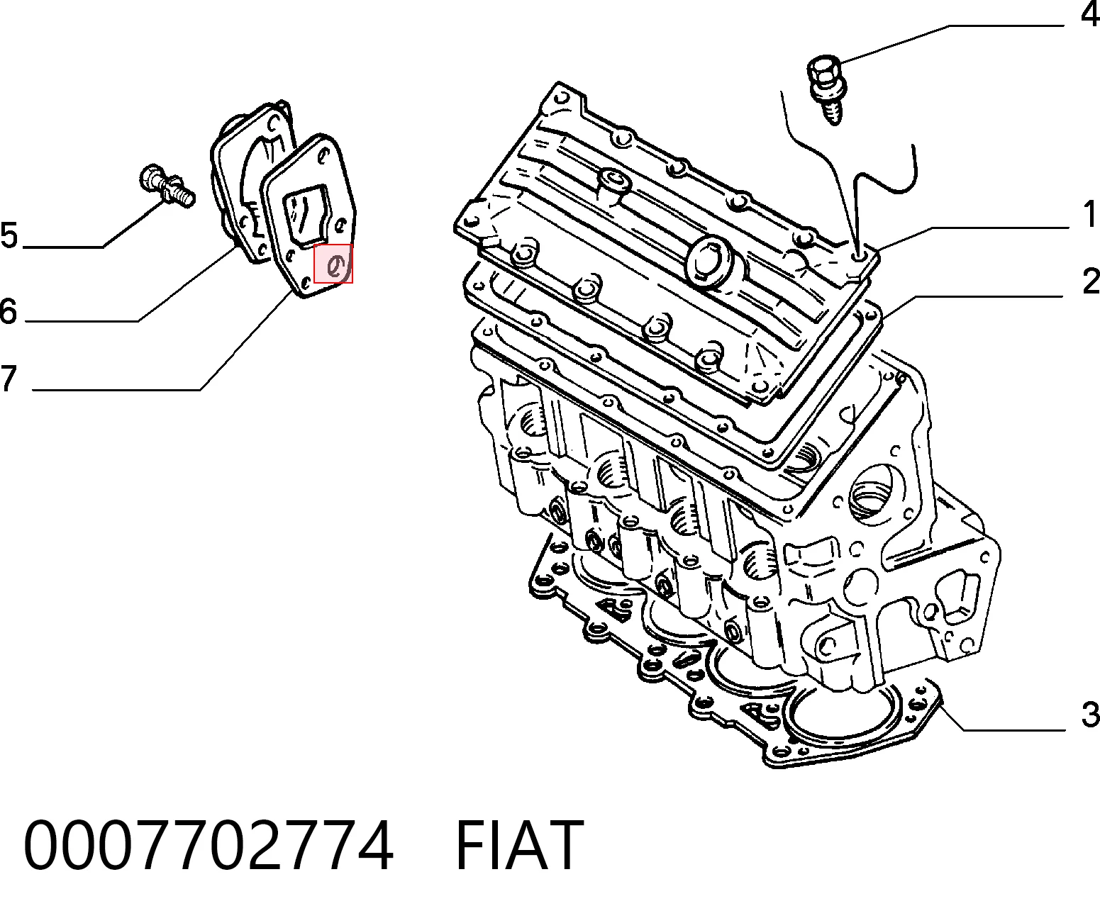 Junta tapa válvula Fiat Tempra  desde 6,02 €