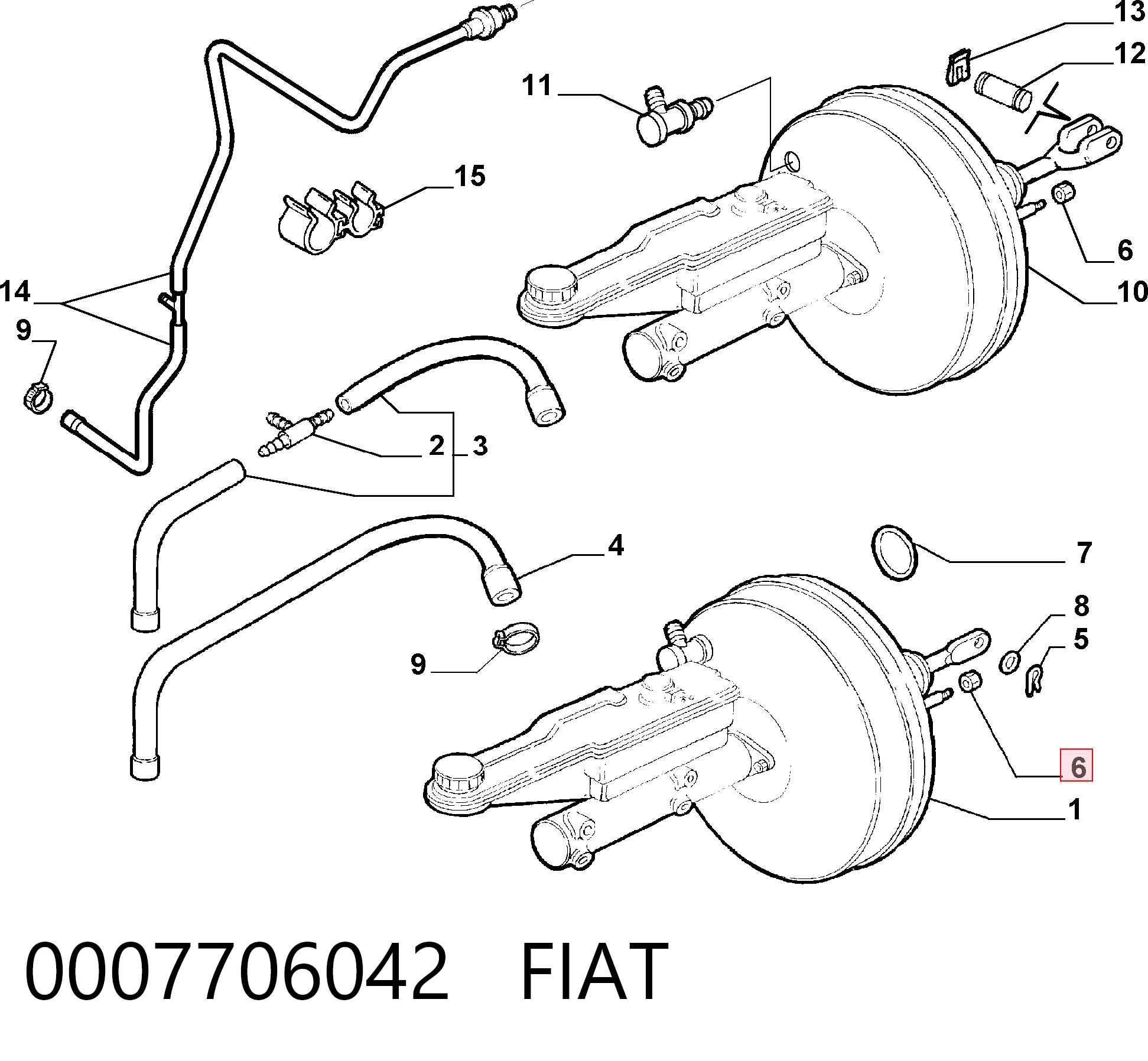 0007706042 Fiat/Alfa/Lancia