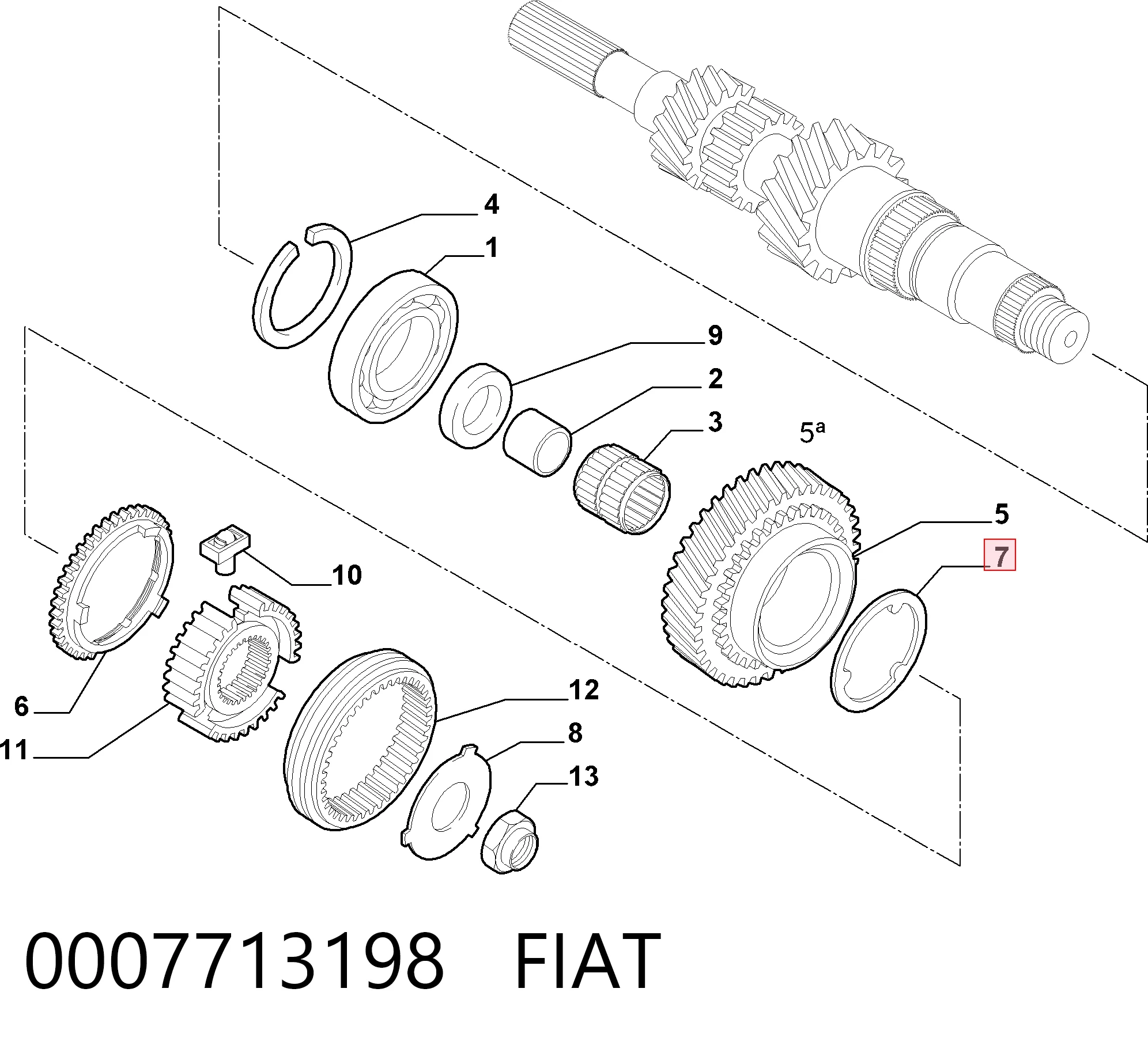 0007713198 Fiat/Alfa/Lancia
