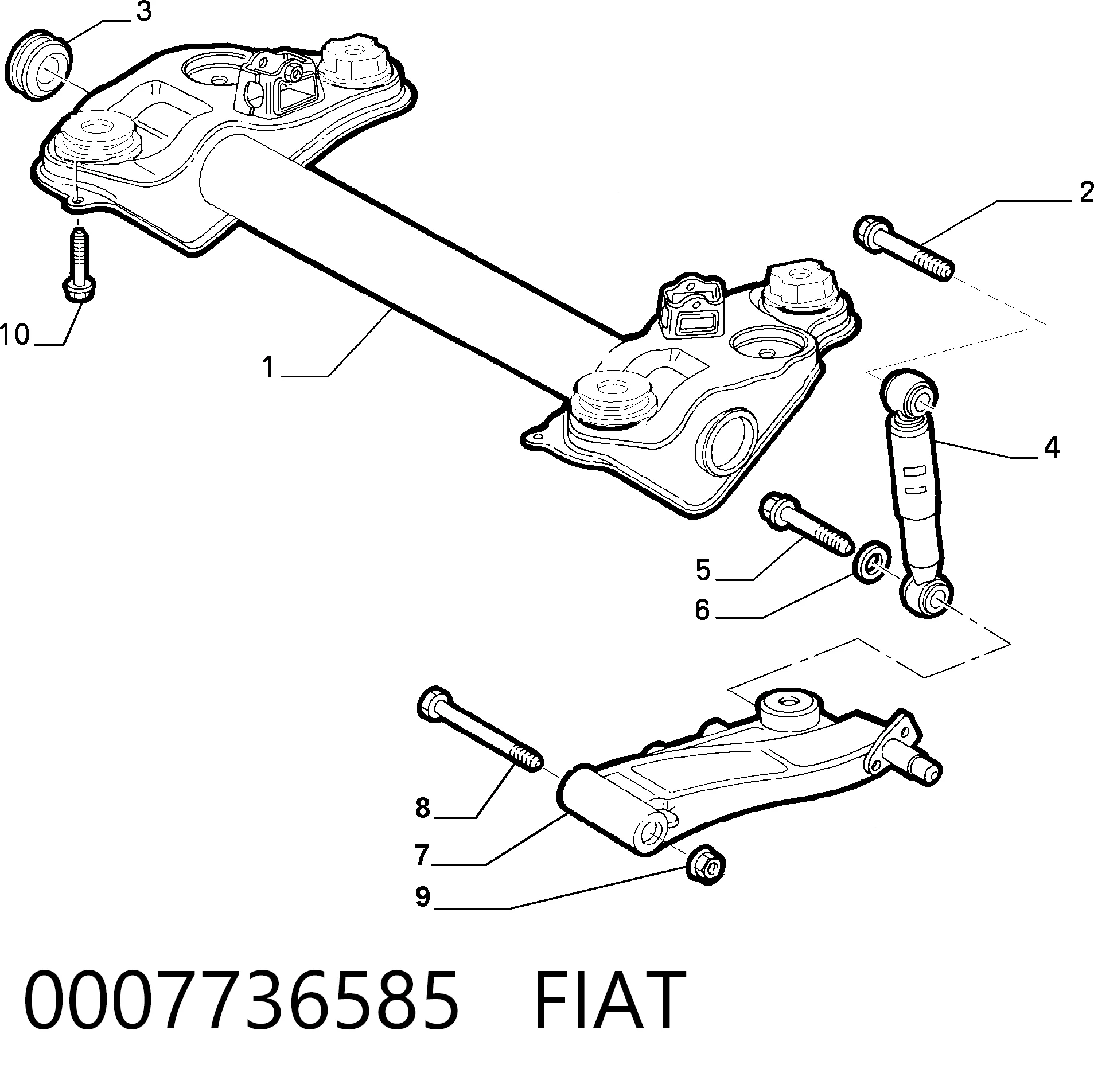 Amortiguadores posteriores Fiat Punto I (1993-1999)