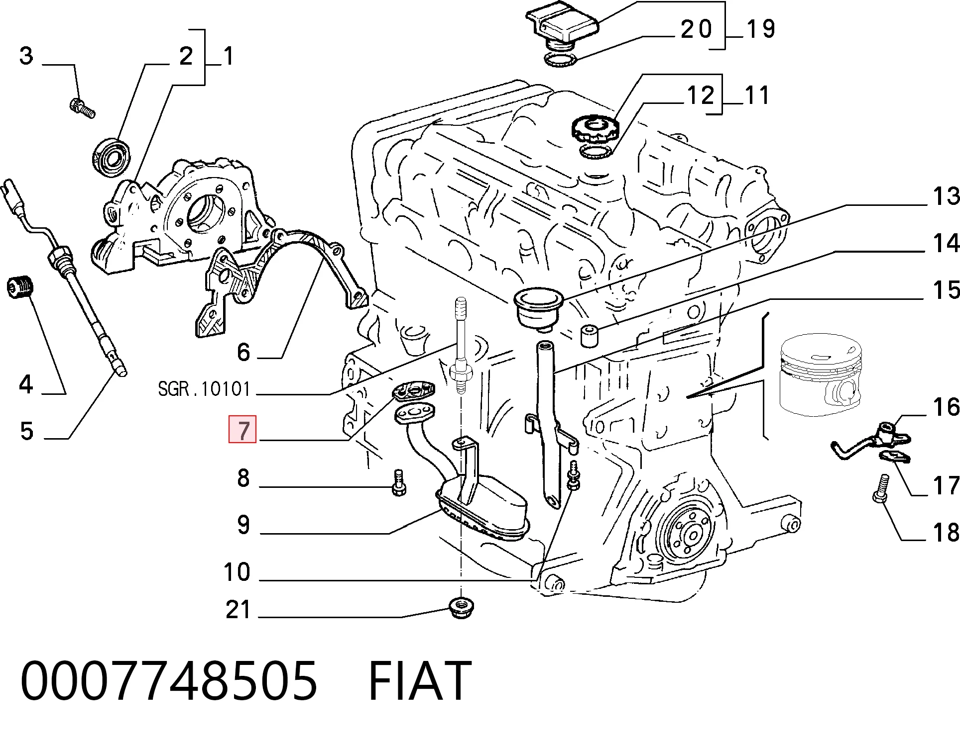 0007748505 Fiat/Alfa/Lancia