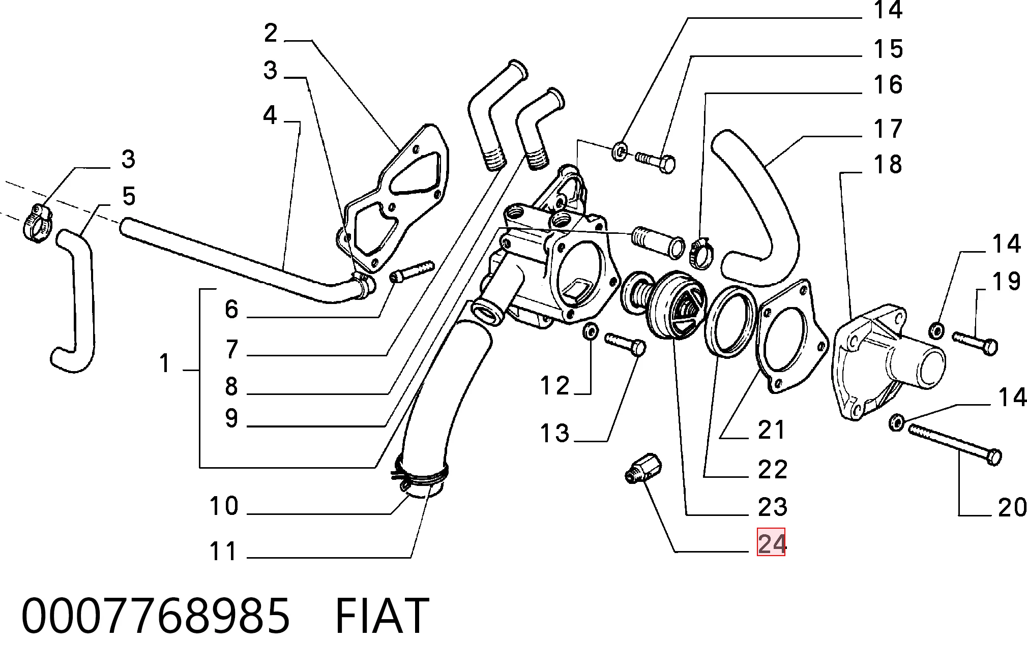 0007768985 Fiat/Alfa/Lancia