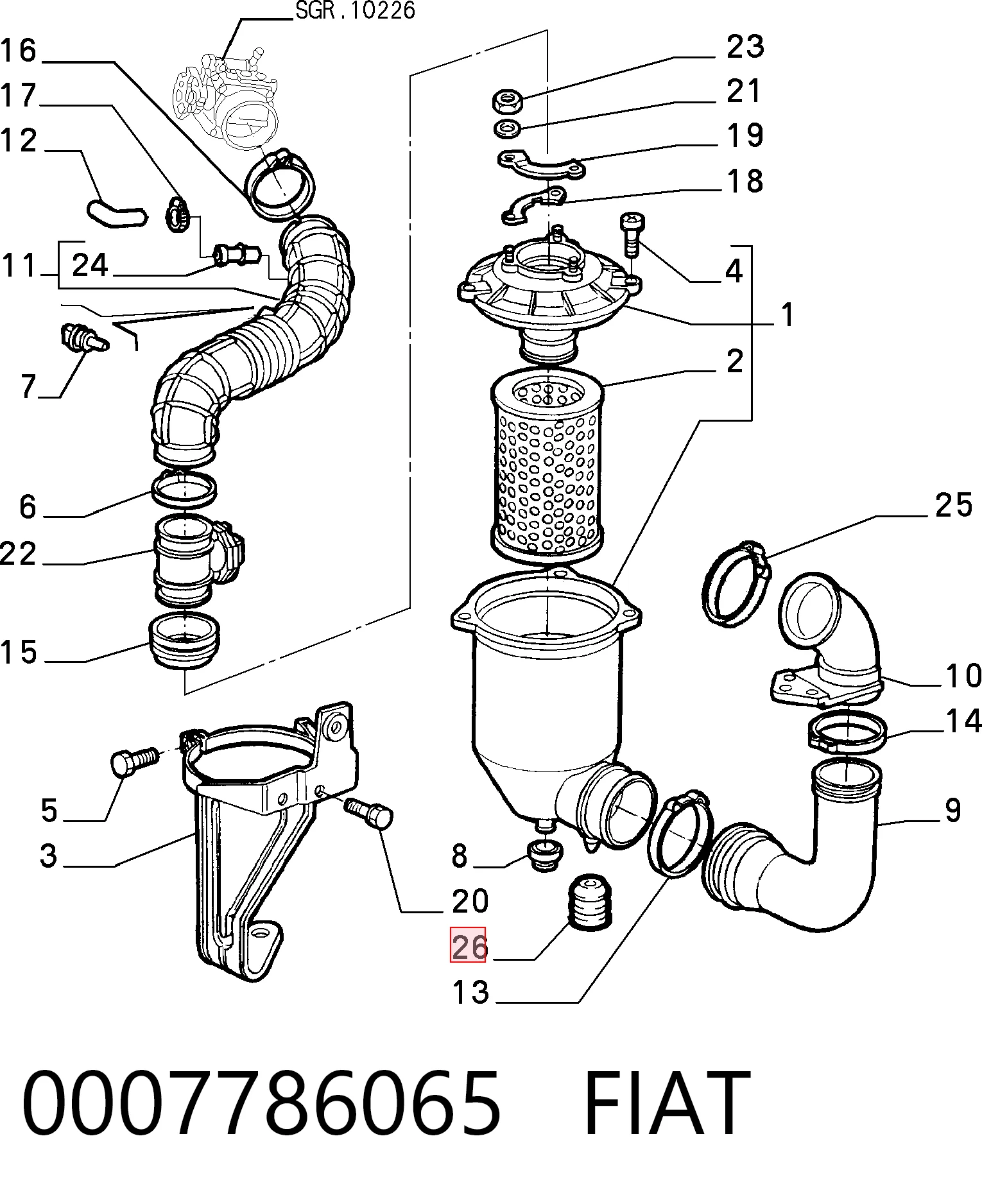 0007786065 Fiat/Alfa/Lancia