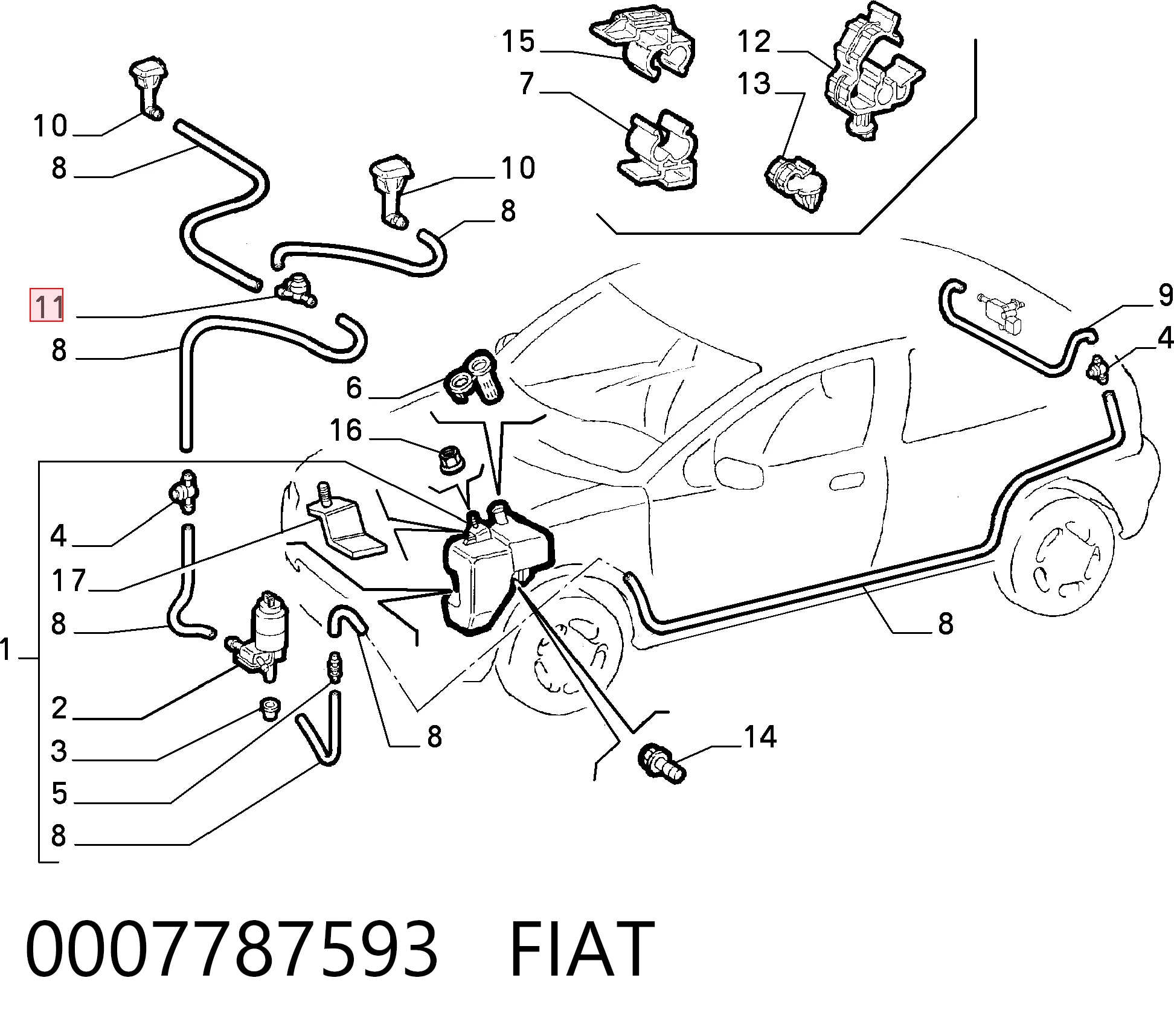 0007787593 Fiat/Alfa/Lancia