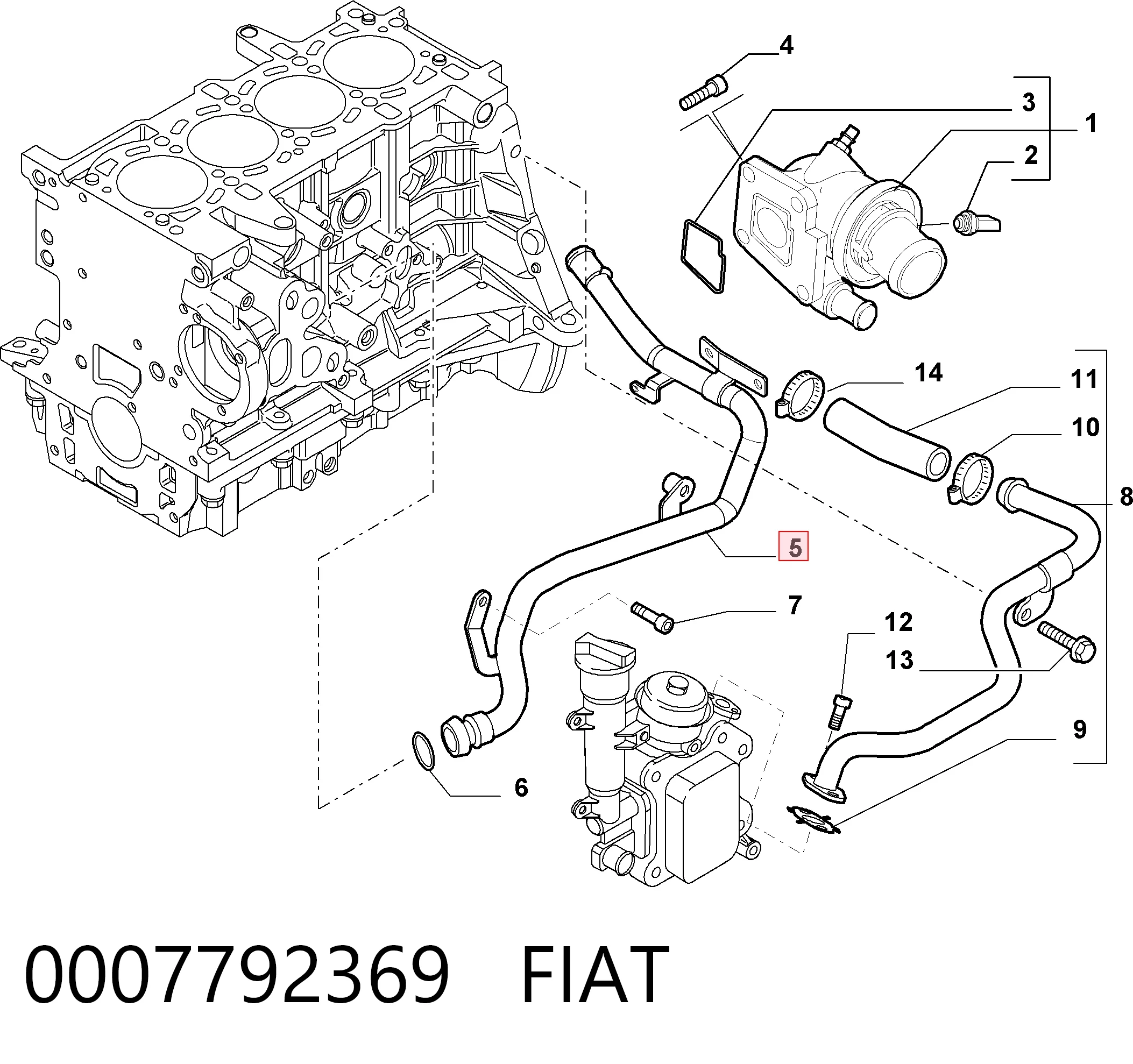 0007792369 Fiat/Alfa/Lancia