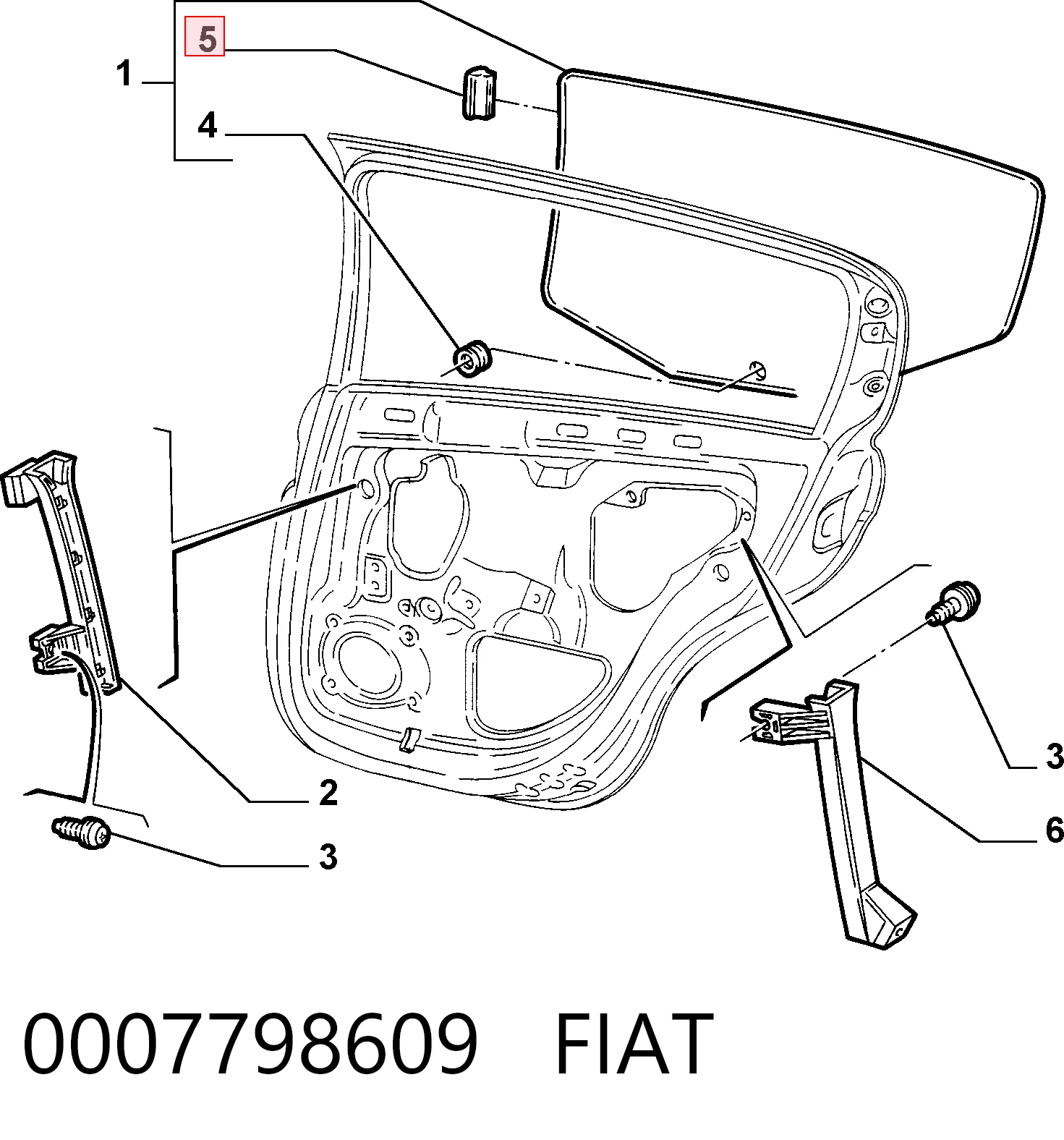 0007798609 Fiat/Alfa/Lancia