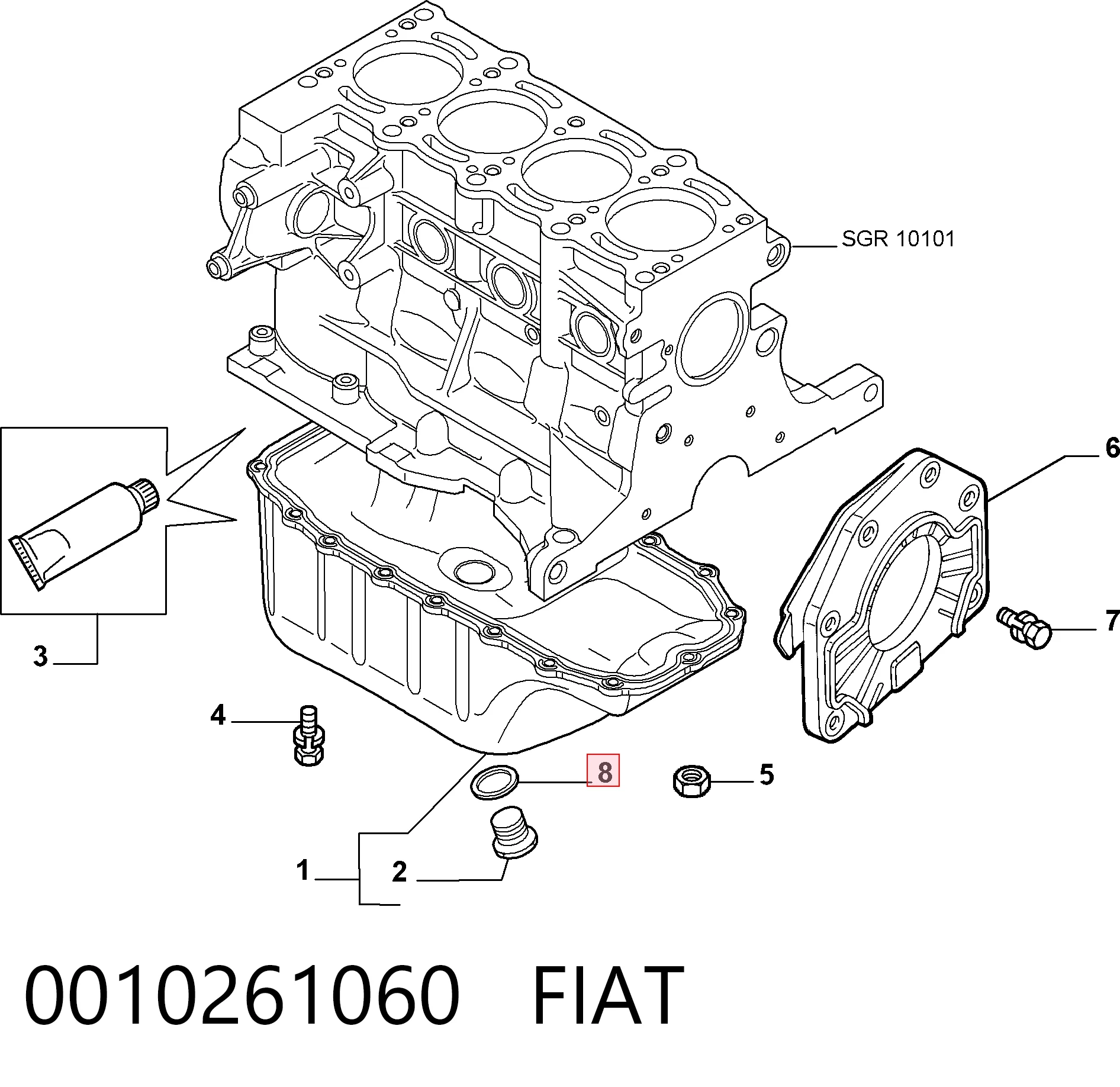 0010261060 Fiat/Alfa/Lancia