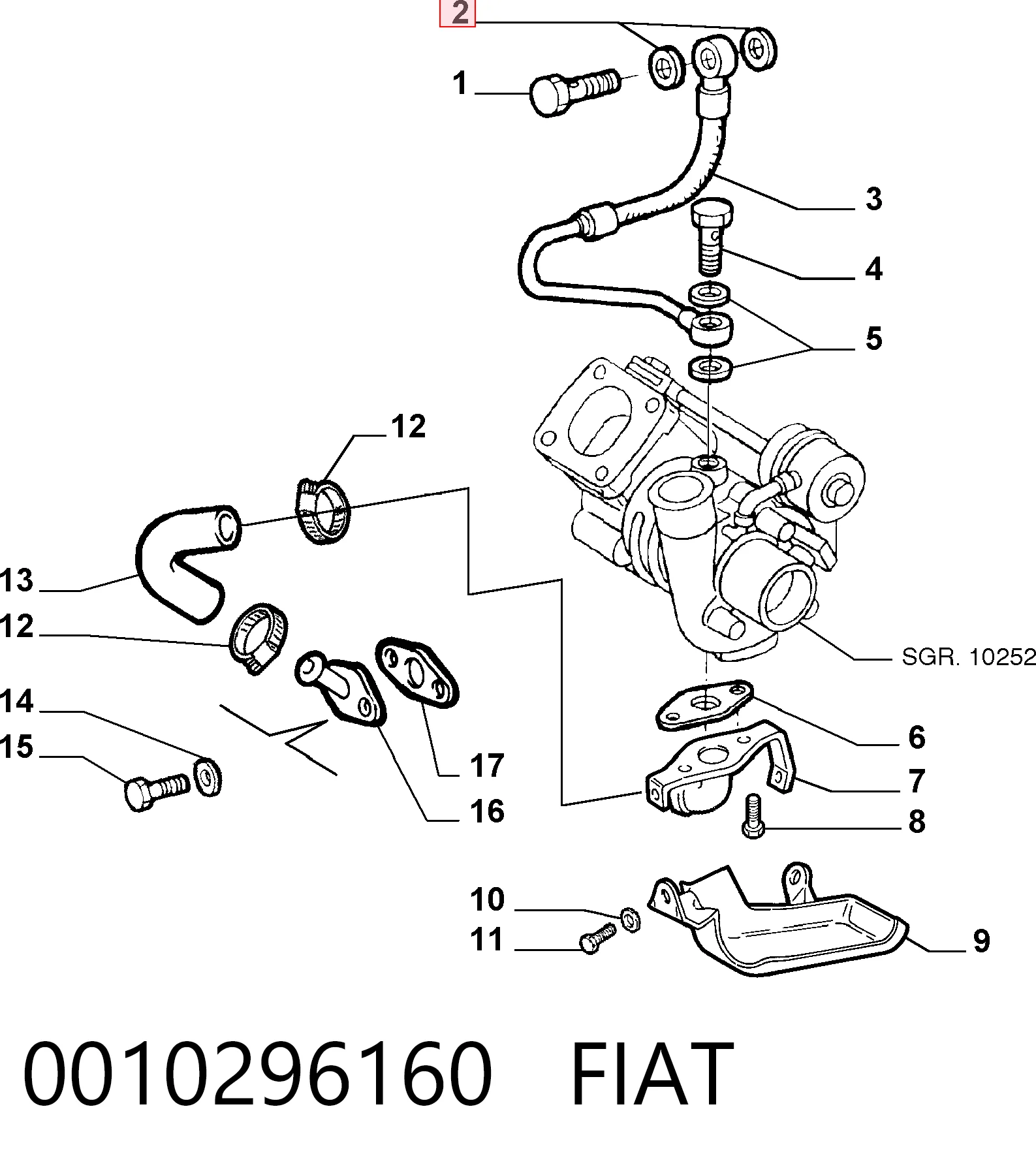 0010296160 Fiat/Alfa/Lancia