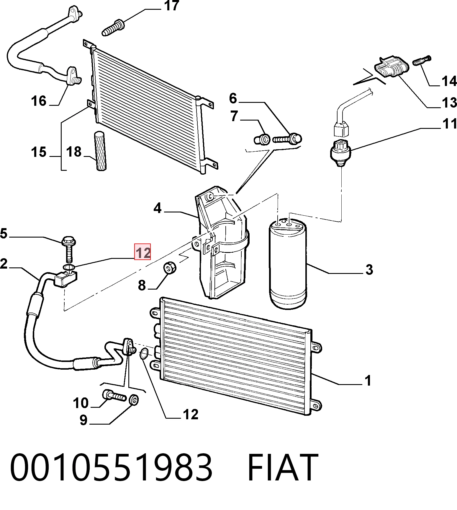 0010551983 Fiat/Alfa/Lancia