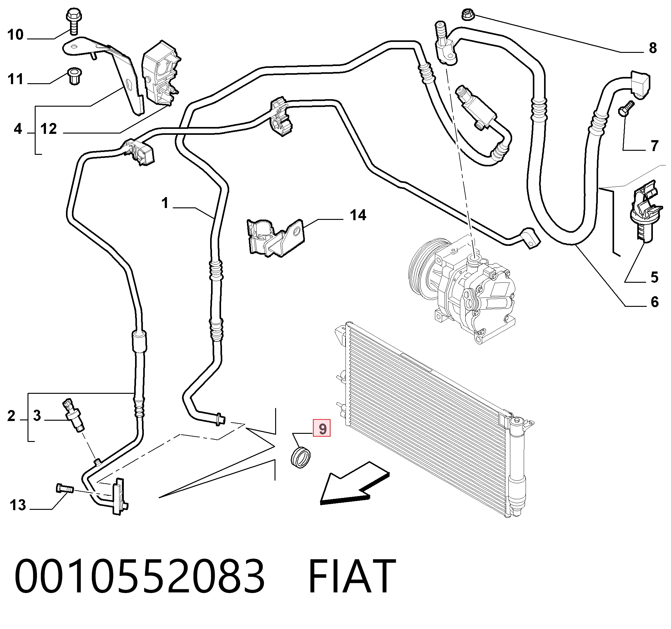 0010552083 Fiat/Alfa/Lancia