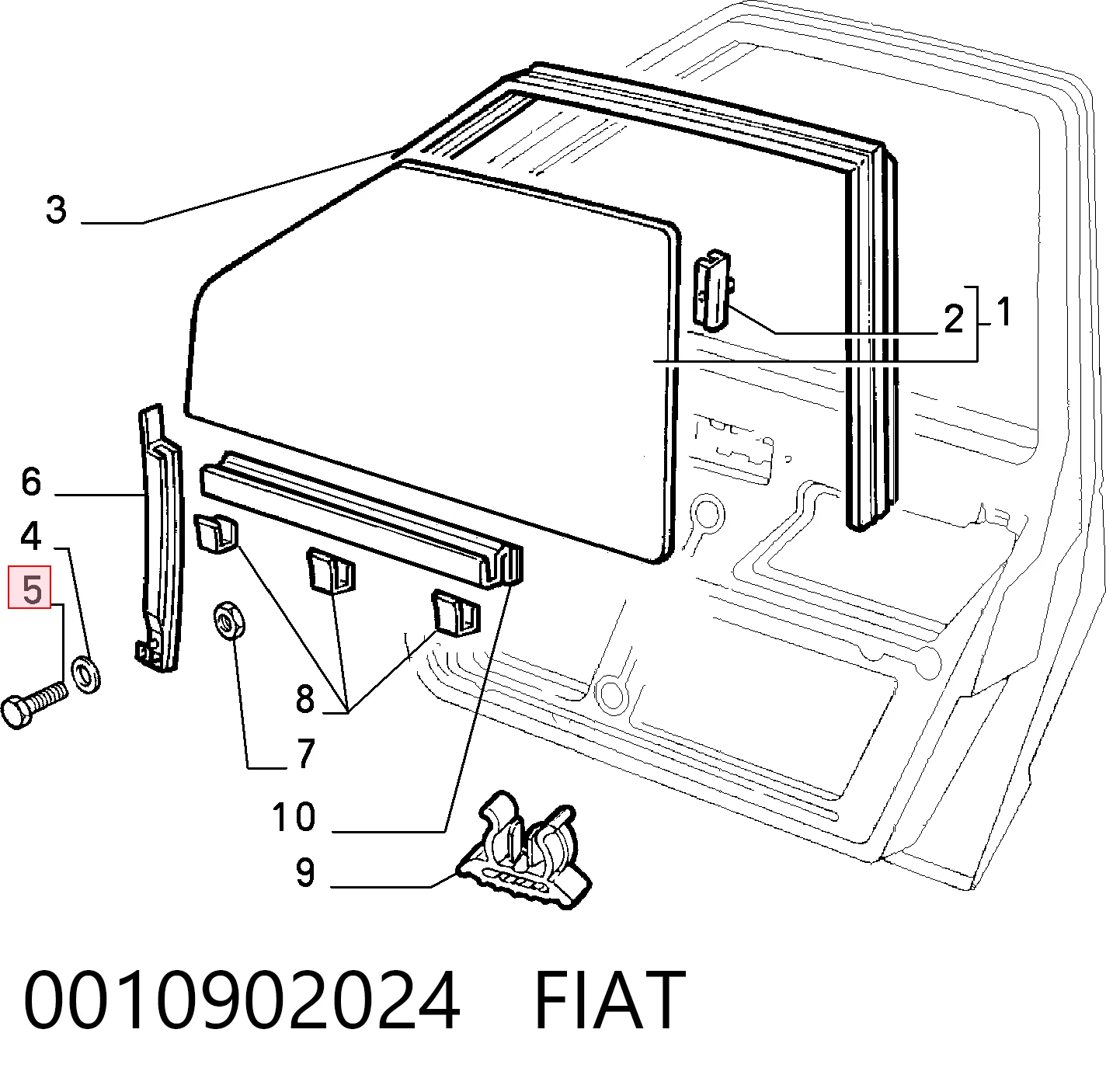 0010902024 Fiat/Alfa/Lancia