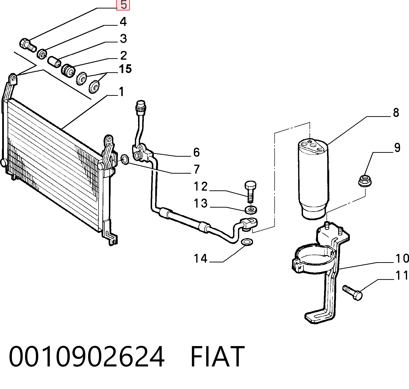 0010902624 Fiat/Alfa/Lancia