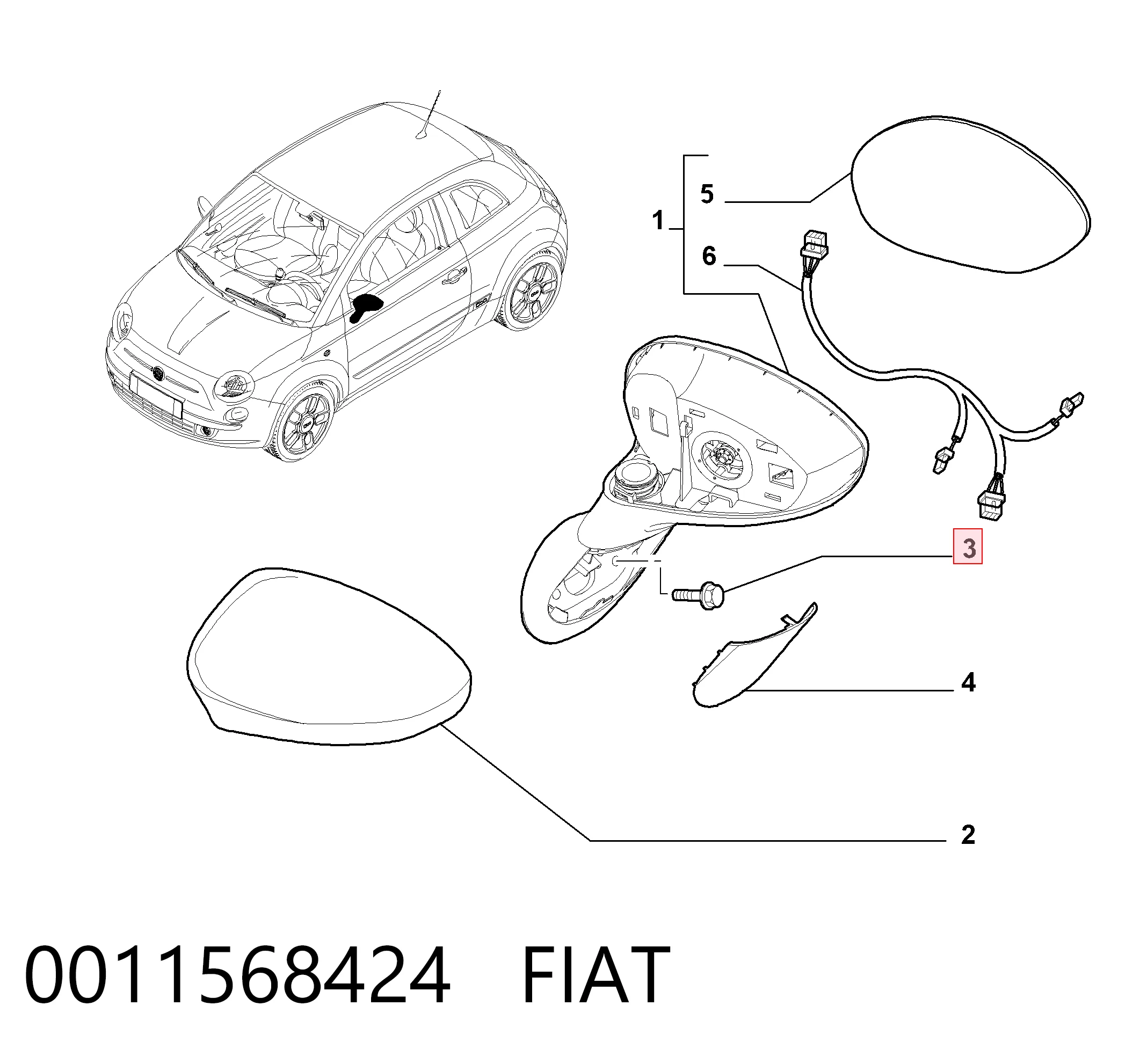 0011568424 Fiat/Alfa/Lancia