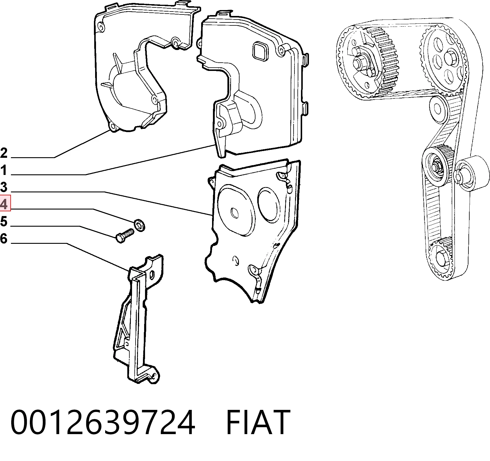 0012639724 Fiat/Alfa/Lancia
