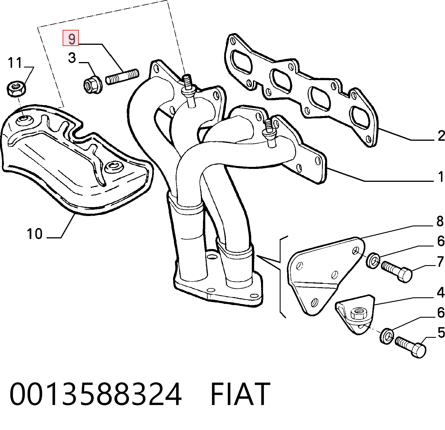 0013588324 Fiat/Alfa/Lancia