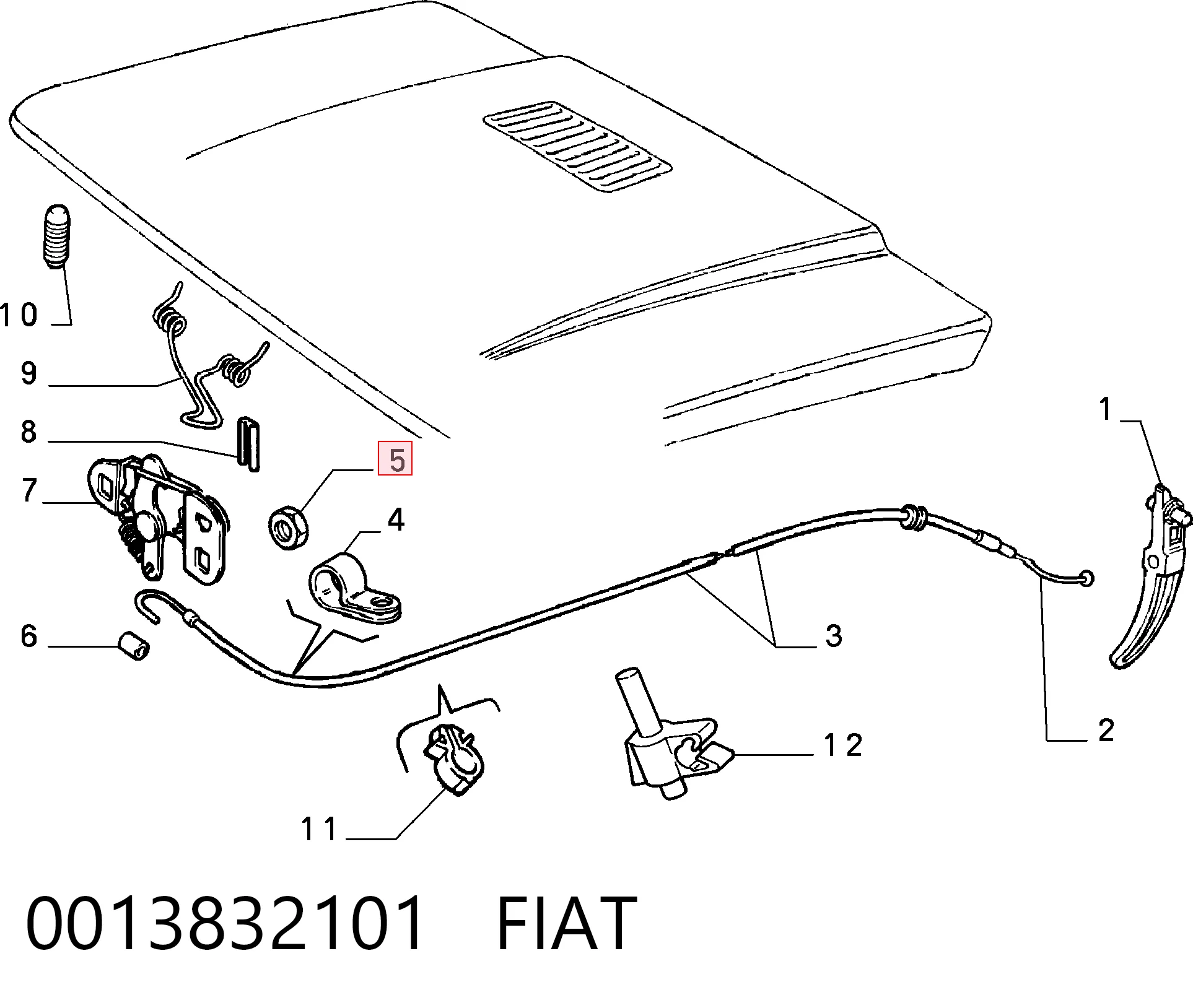 0013832101 Fiat/Alfa/Lancia