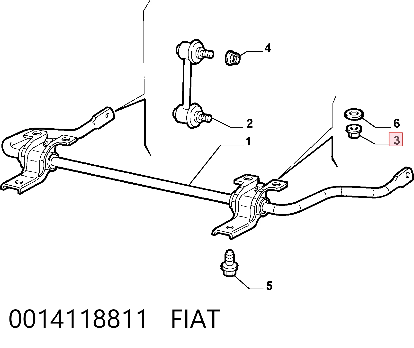 0014118811 Fiat/Alfa/Lancia