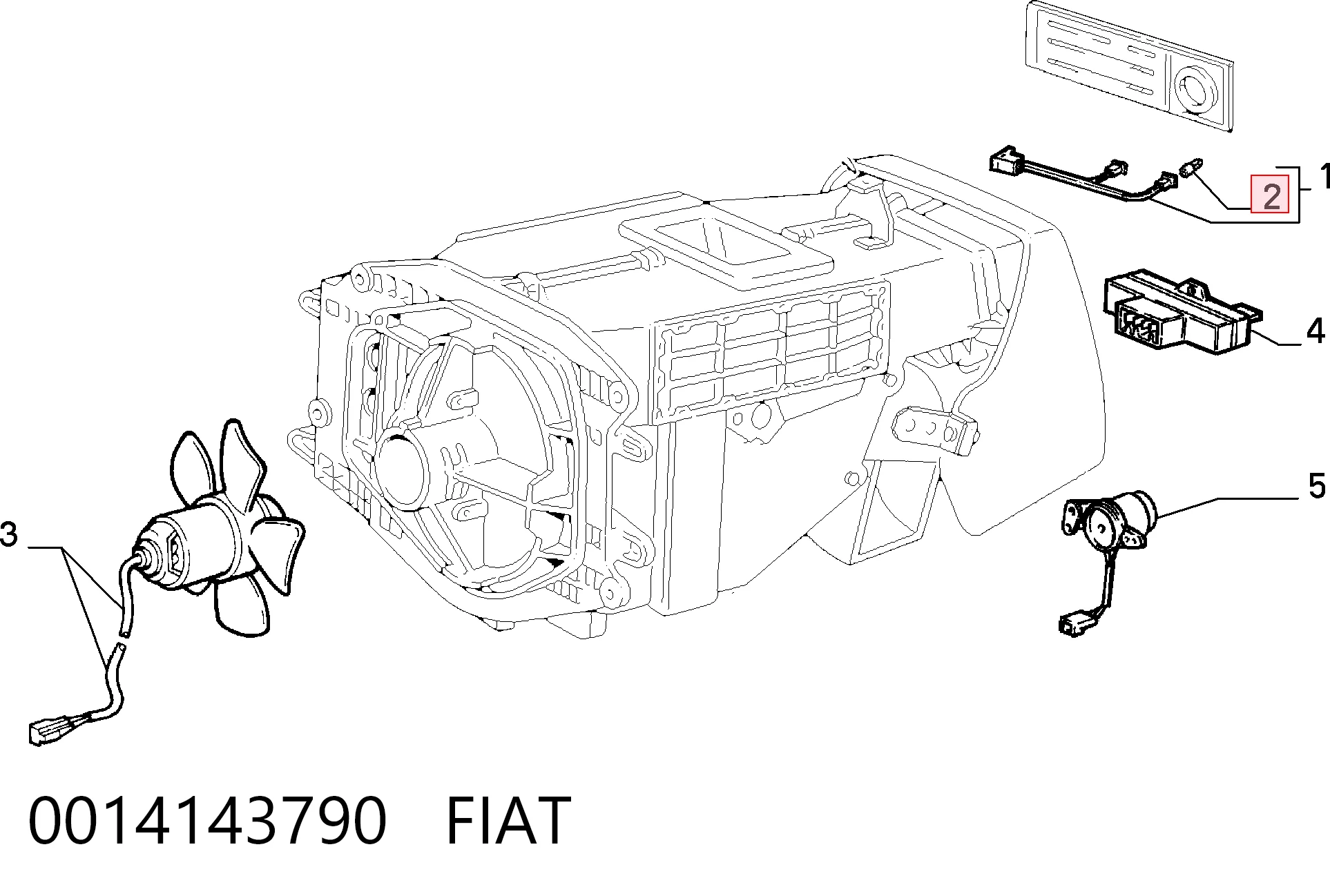 0014143790 Fiat/Alfa/Lancia