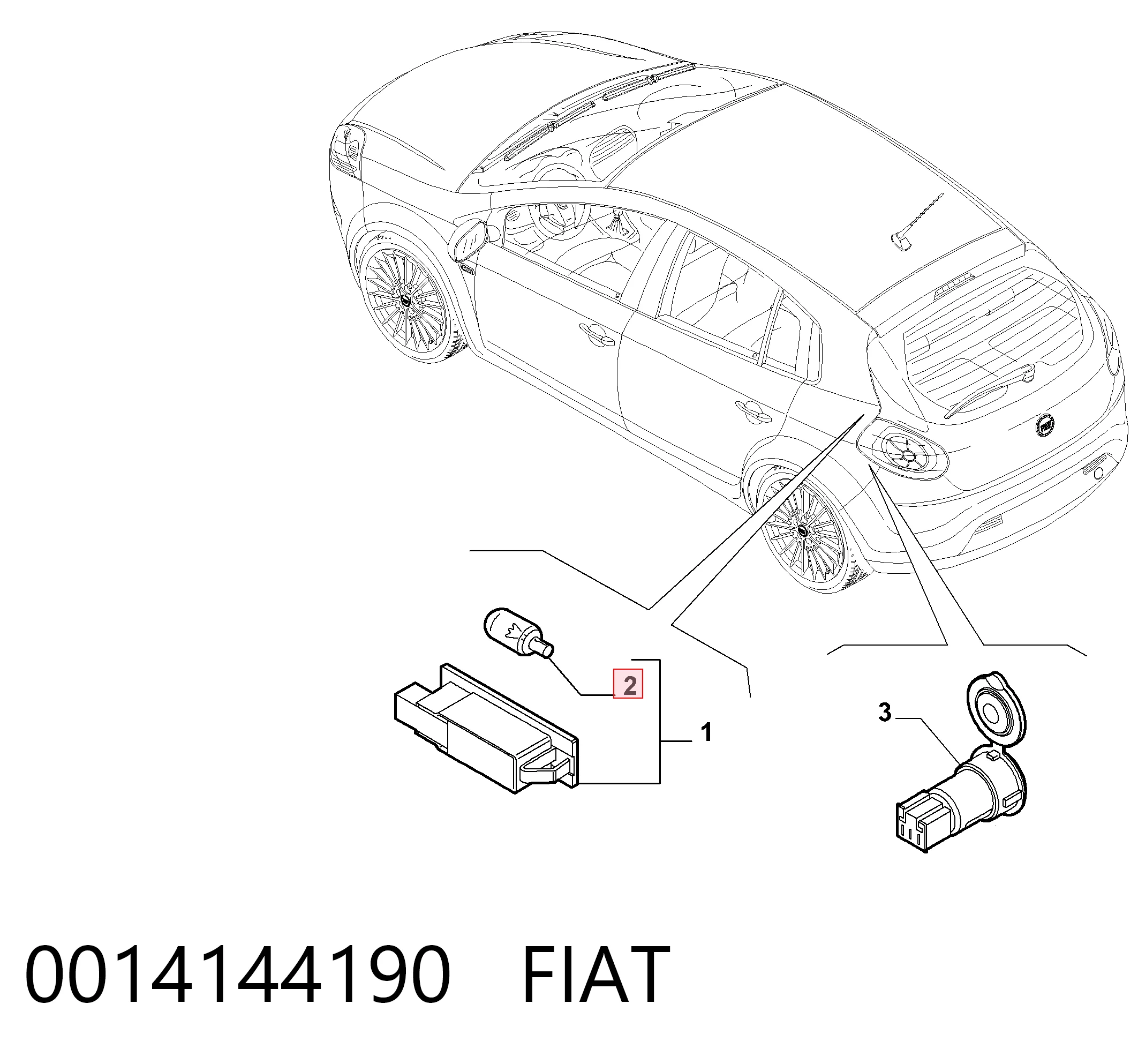 0014144190 Fiat/Alfa/Lancia