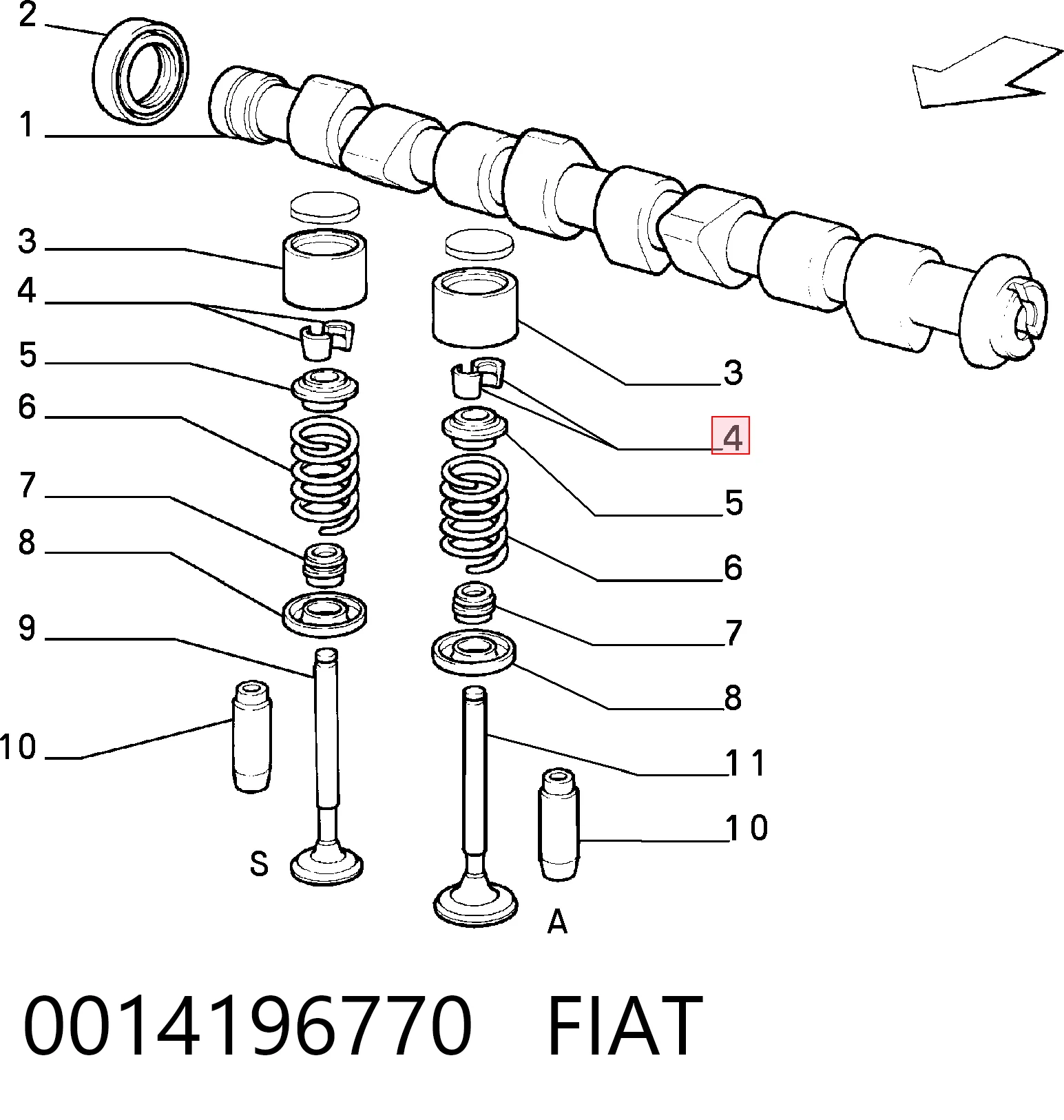0014196770 Fiat/Alfa/Lancia