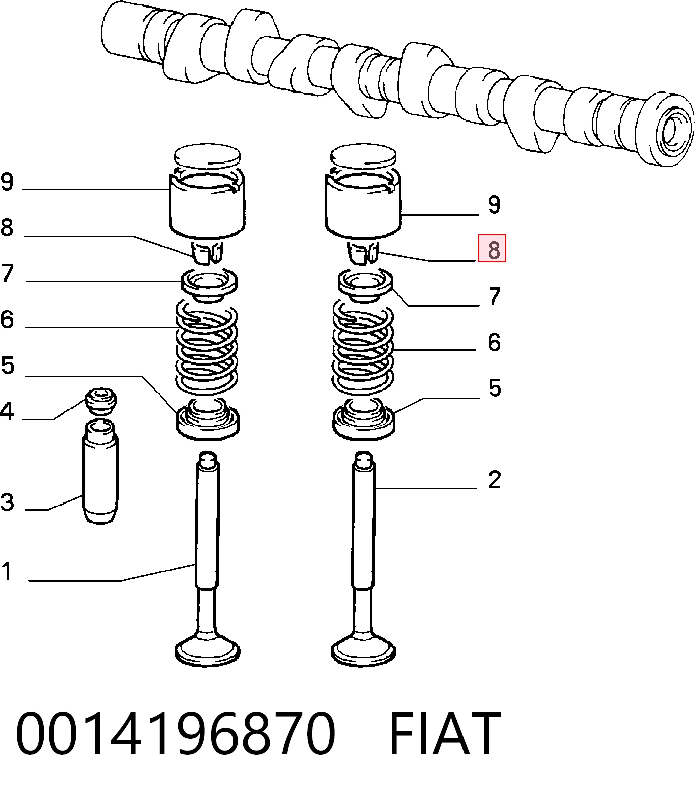 0014196870 Fiat/Alfa/Lancia