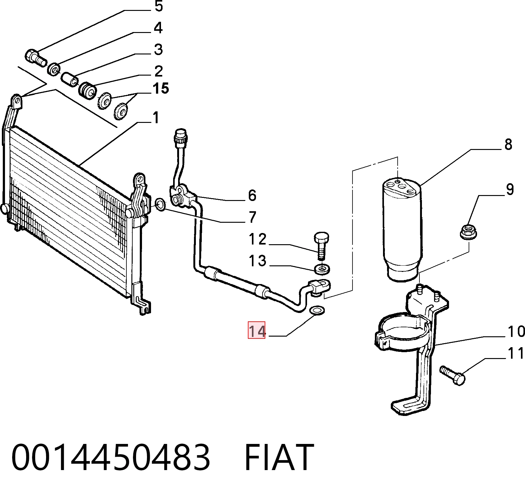 0014450483 Fiat/Alfa/Lancia